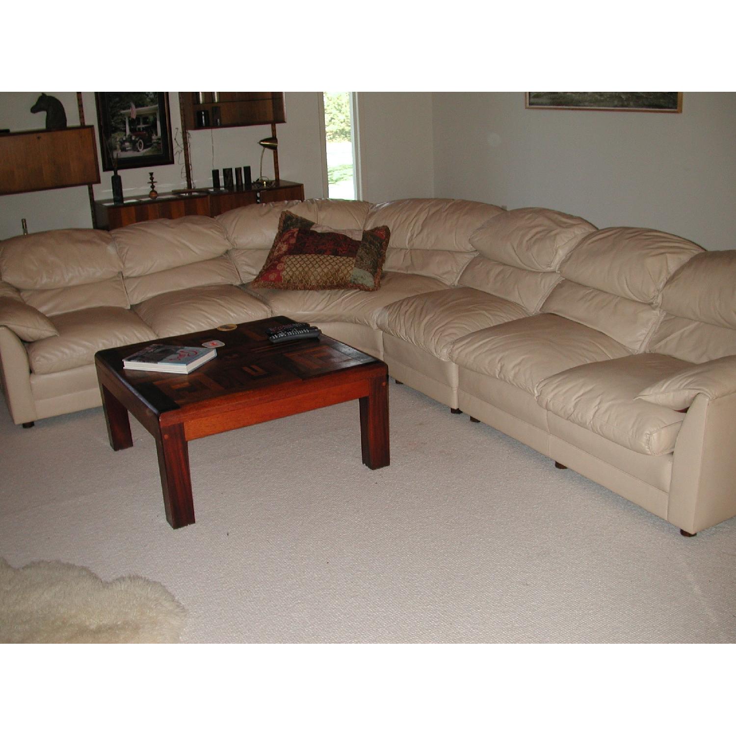Hancock & Moore Leather Sectional Sofa - image-1