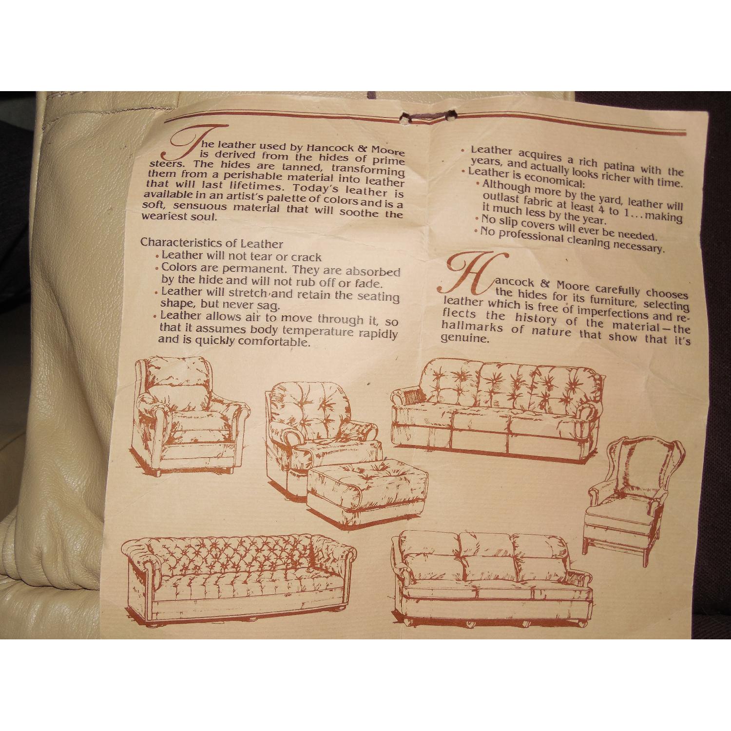 Hancock & Moore Leather Sectional Sofa - image-4