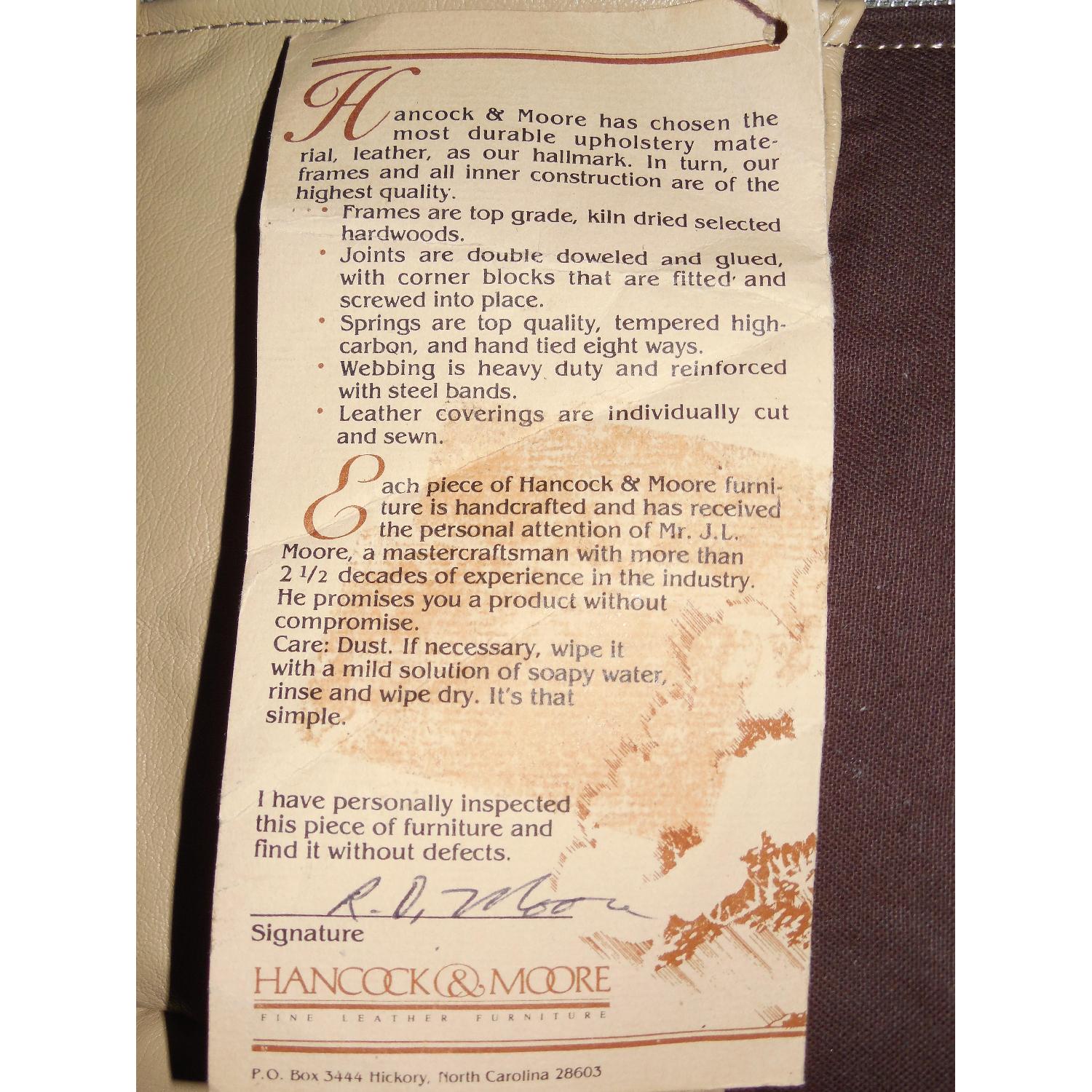 Hancock & Moore Leather Sectional Sofa - image-6