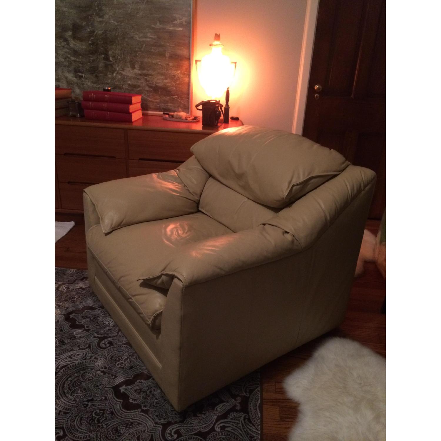 Hancock & Moore Leather Sectional Sofa - image-9