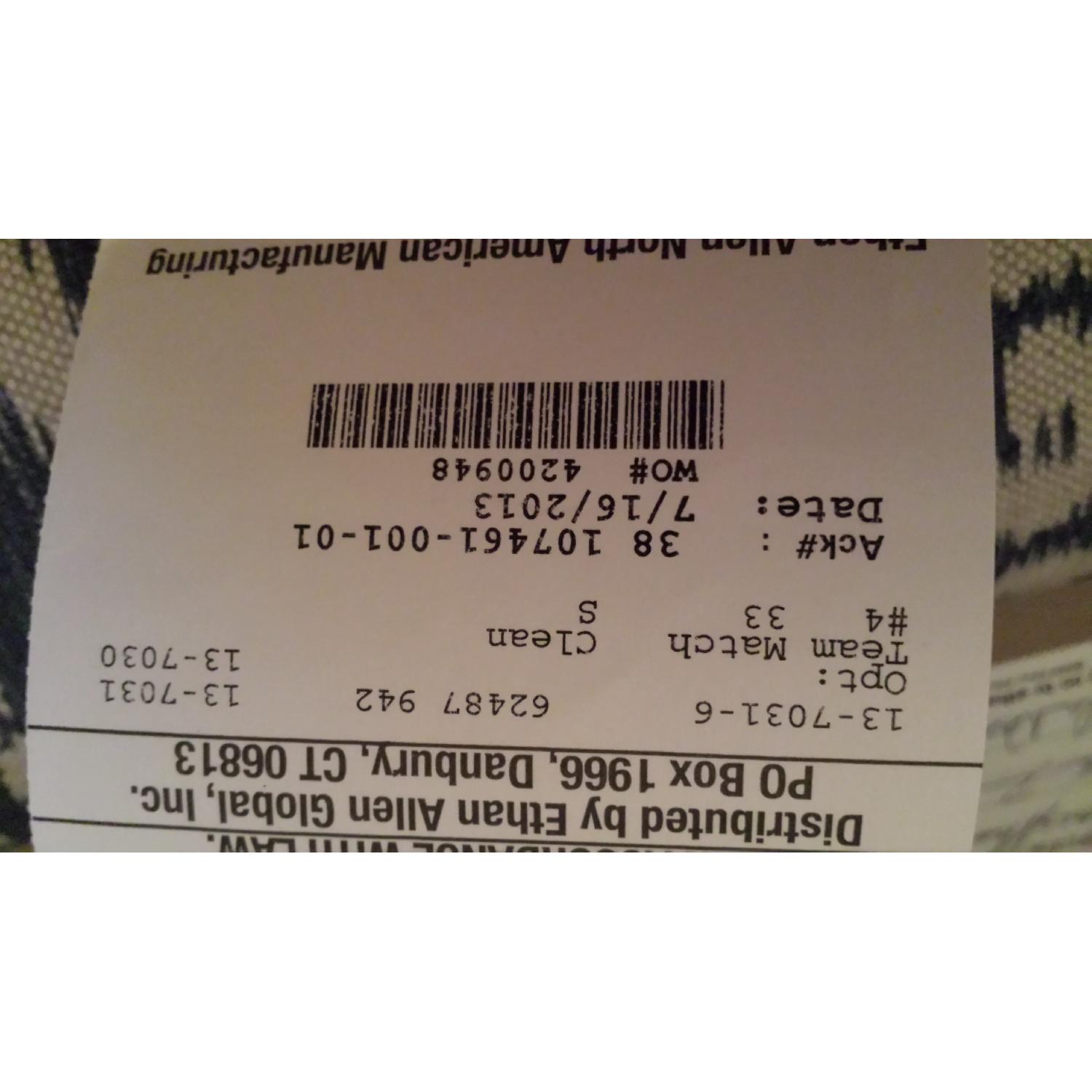 Ethan Allen Grayson Chair and Ottoman - image-3