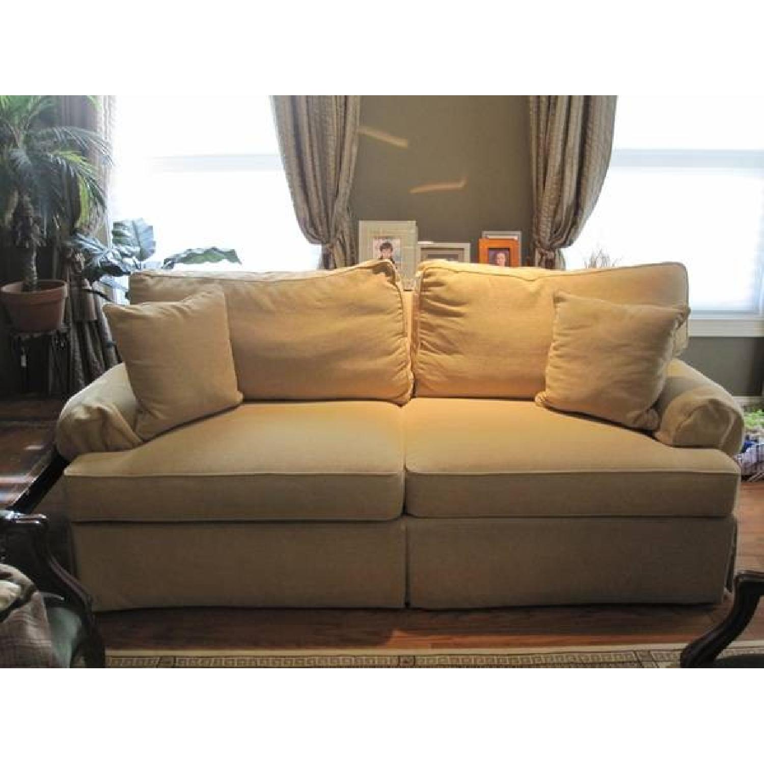Ethan Allen Two - Cushion Couch - image-2
