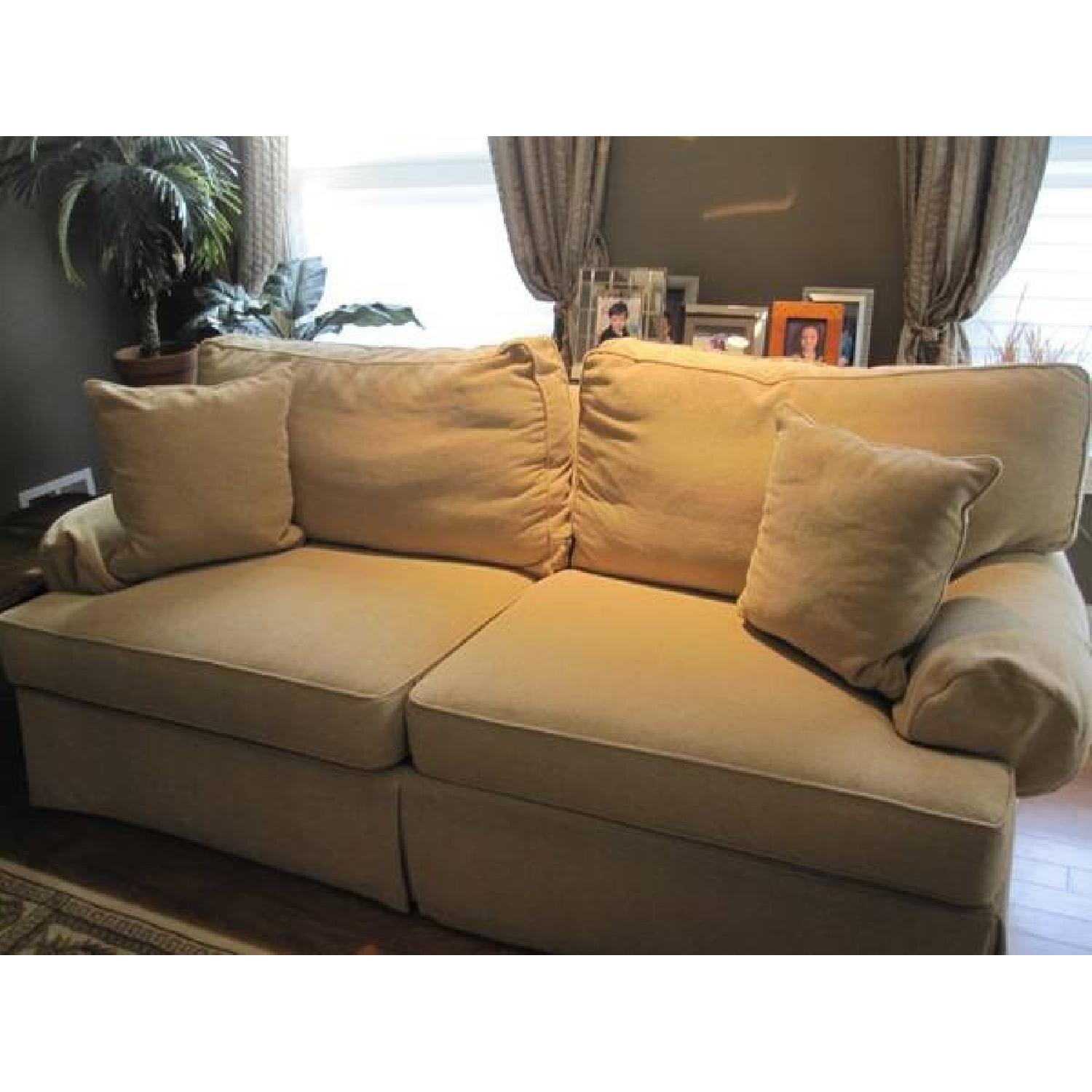 Ethan Allen Two - Cushion Couch - image-3