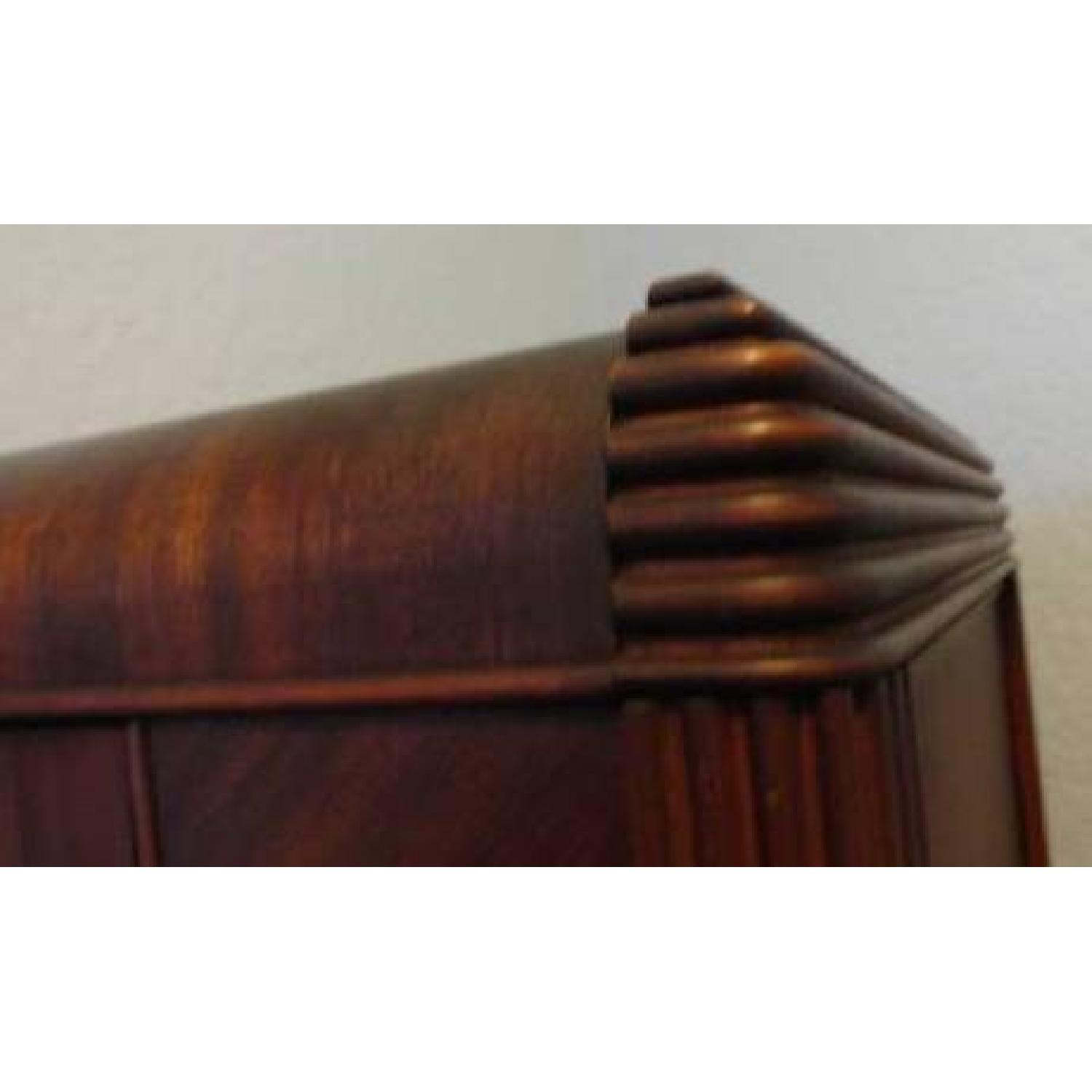 Antique Mahogany Hutch w/ Glass Door - image-3