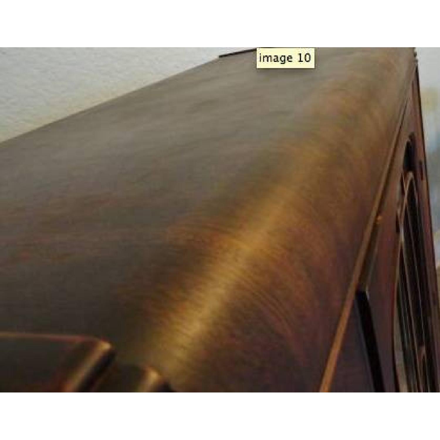 Antique Mahogany Hutch w/ Glass Door - image-5