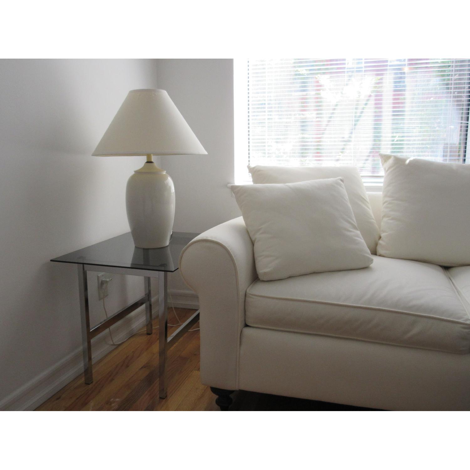 Chrome and Glass End Tables - image-3