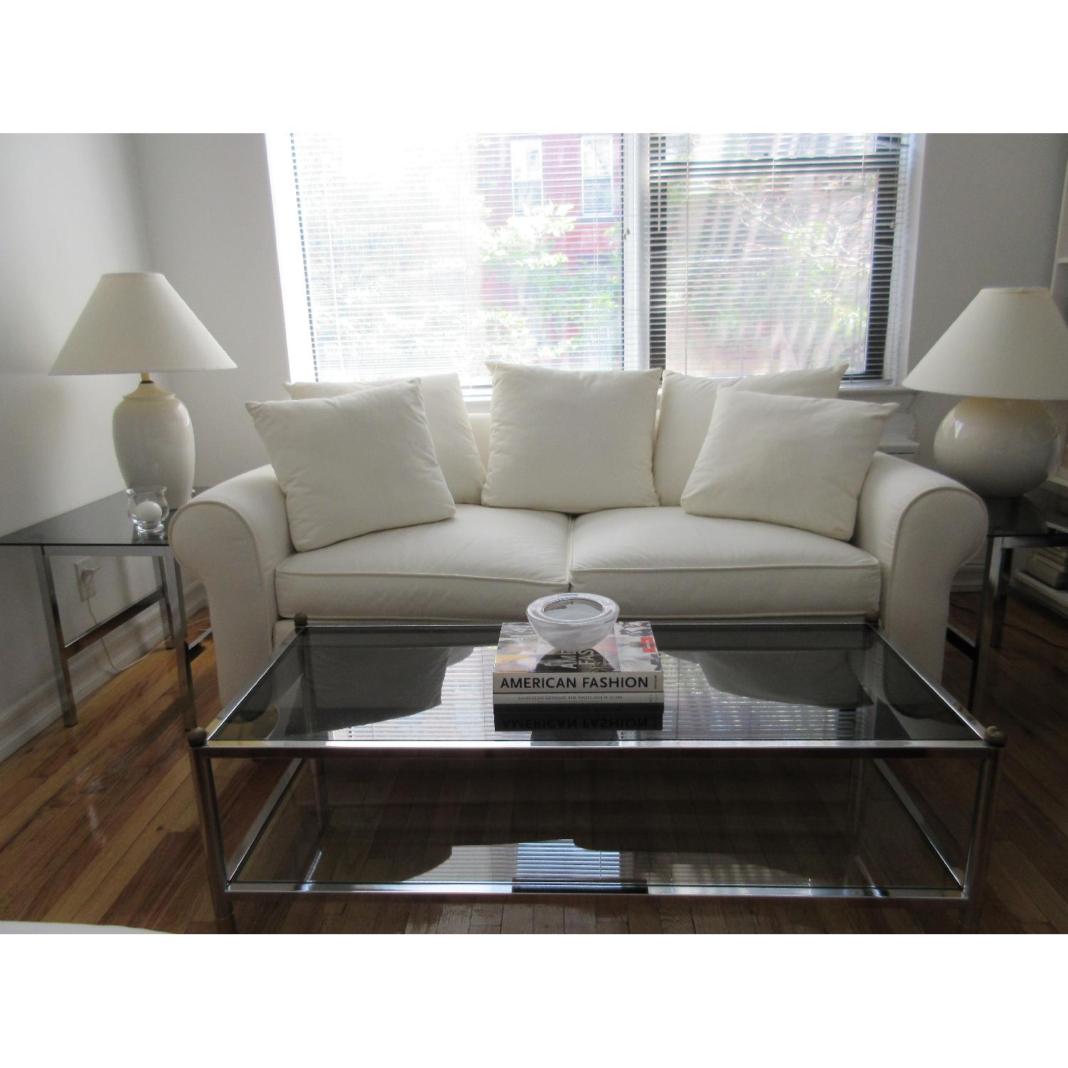 Chrome and Glass End Tables - image-4