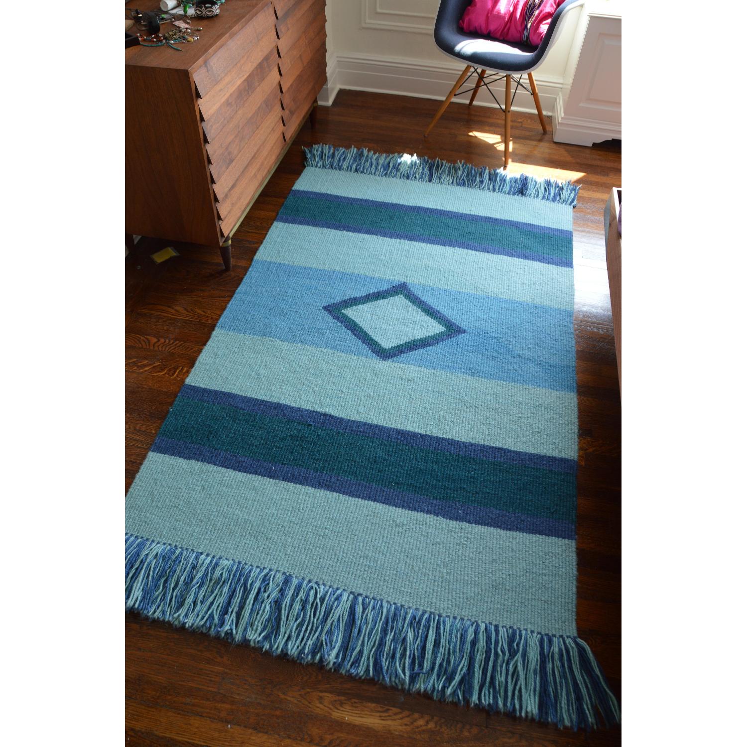 Bani Hamida Jordan Hand Woven Wool Rug - image-6