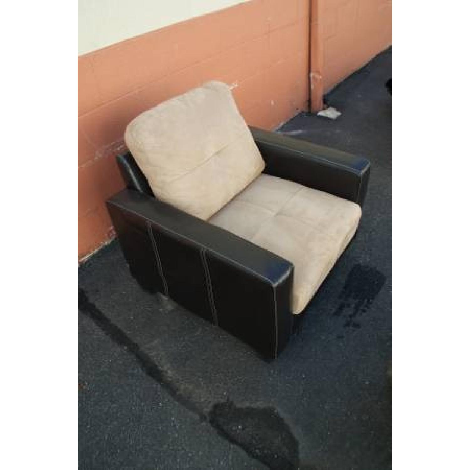 Suede Leather Sofa Set - image-1