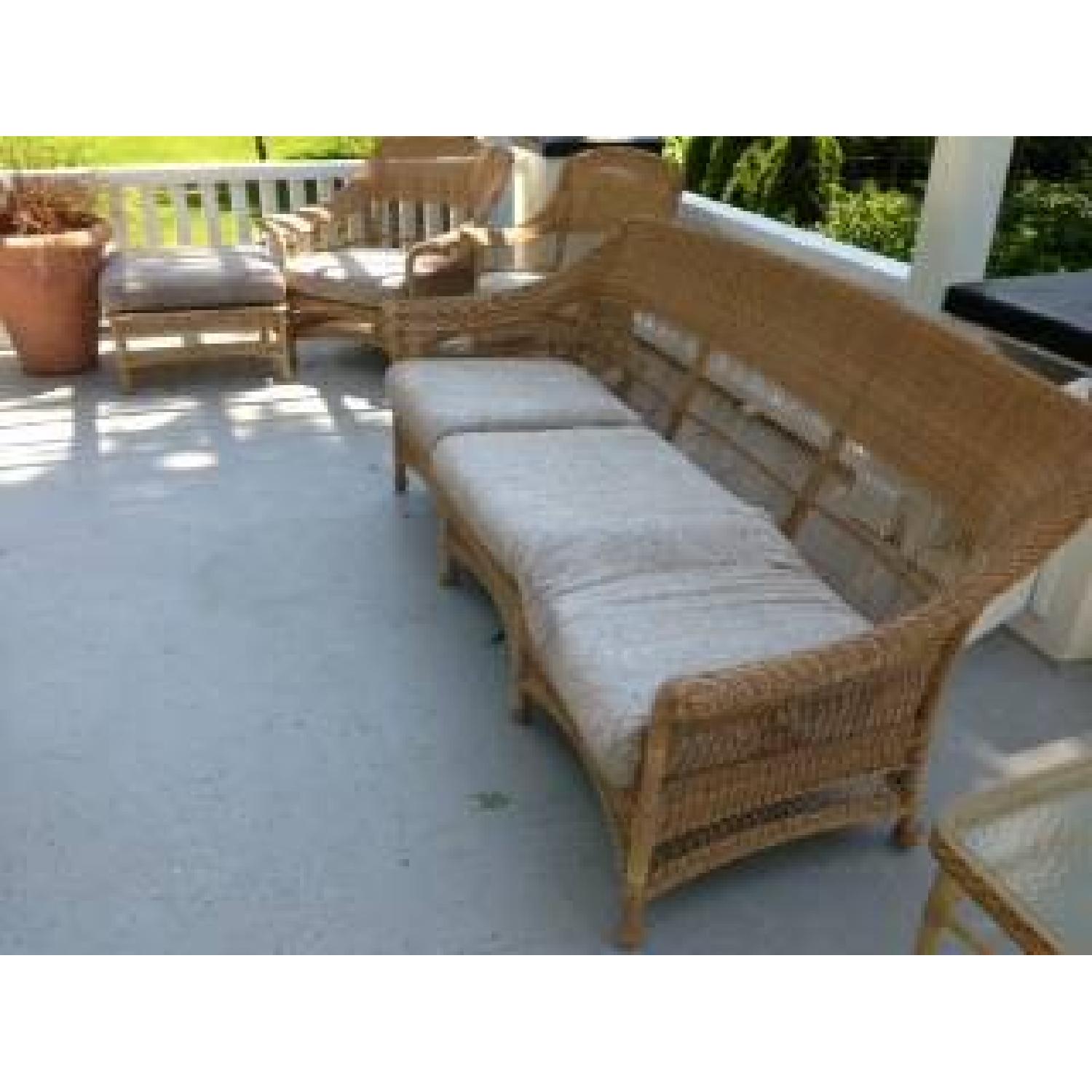 Hawaii Industry Co. Wicker Outdoor/Indoor Furniture 6 Piece AptDeco