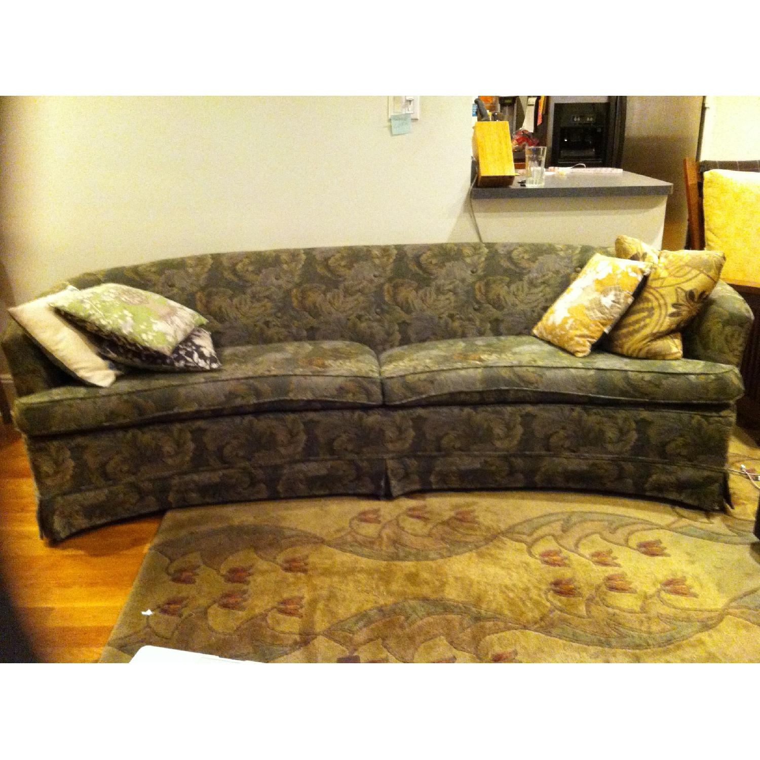 Green Paisley Couch - image-2