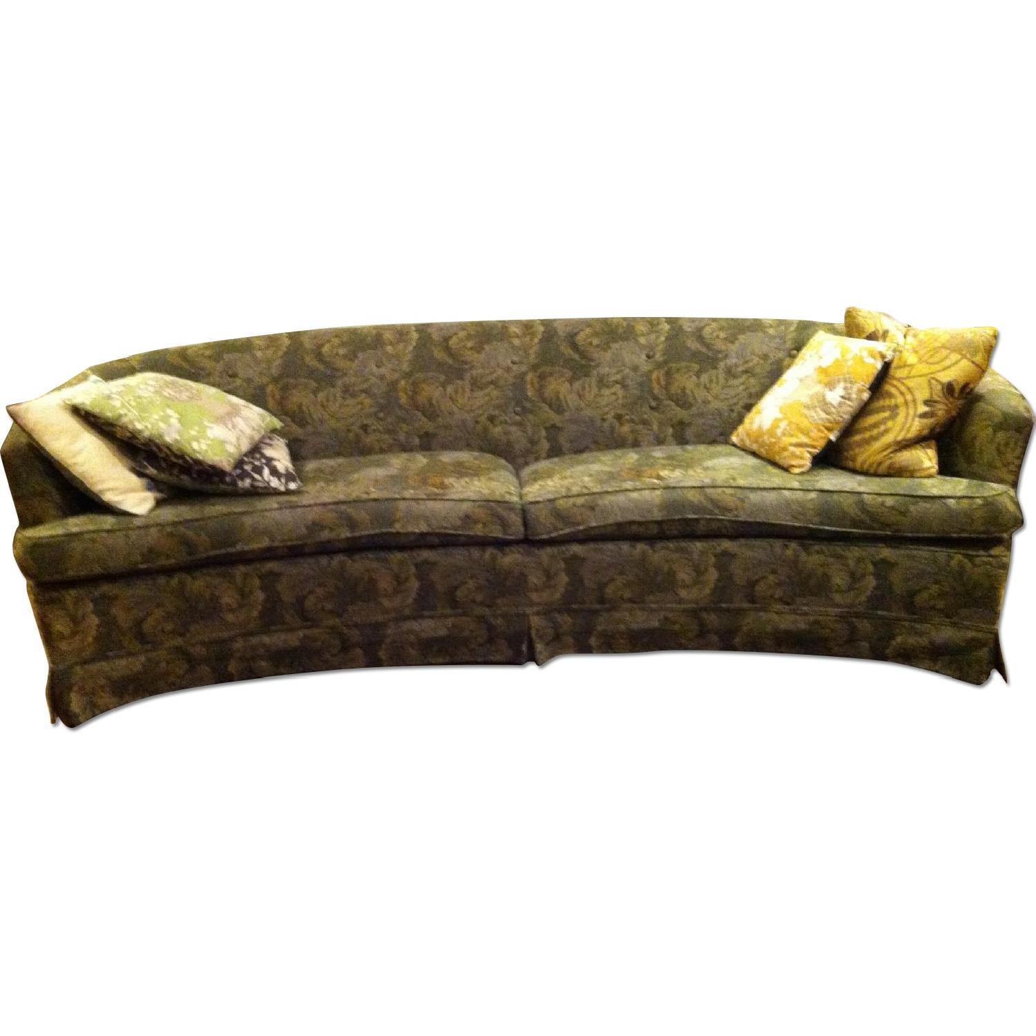 Green Paisley Couch - image-0