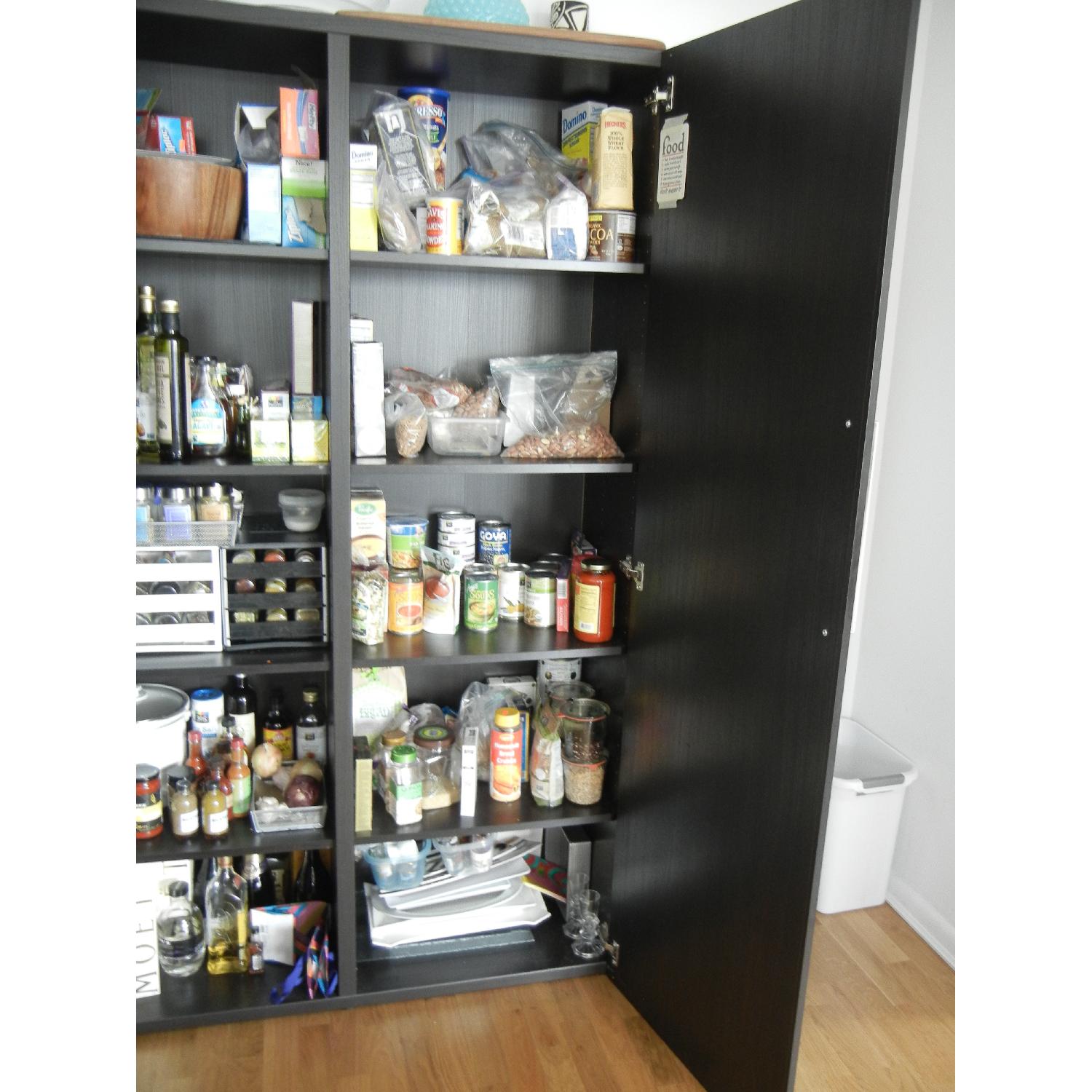 Ikea Wood Pantry/Storage - image-1