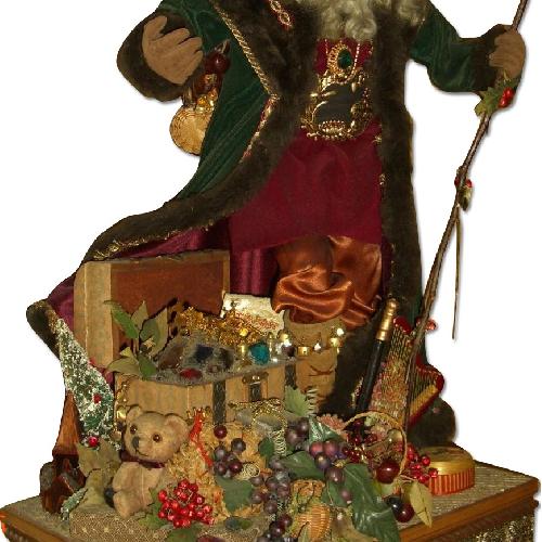 Used Vintage Santa Music Box for sale on AptDeco