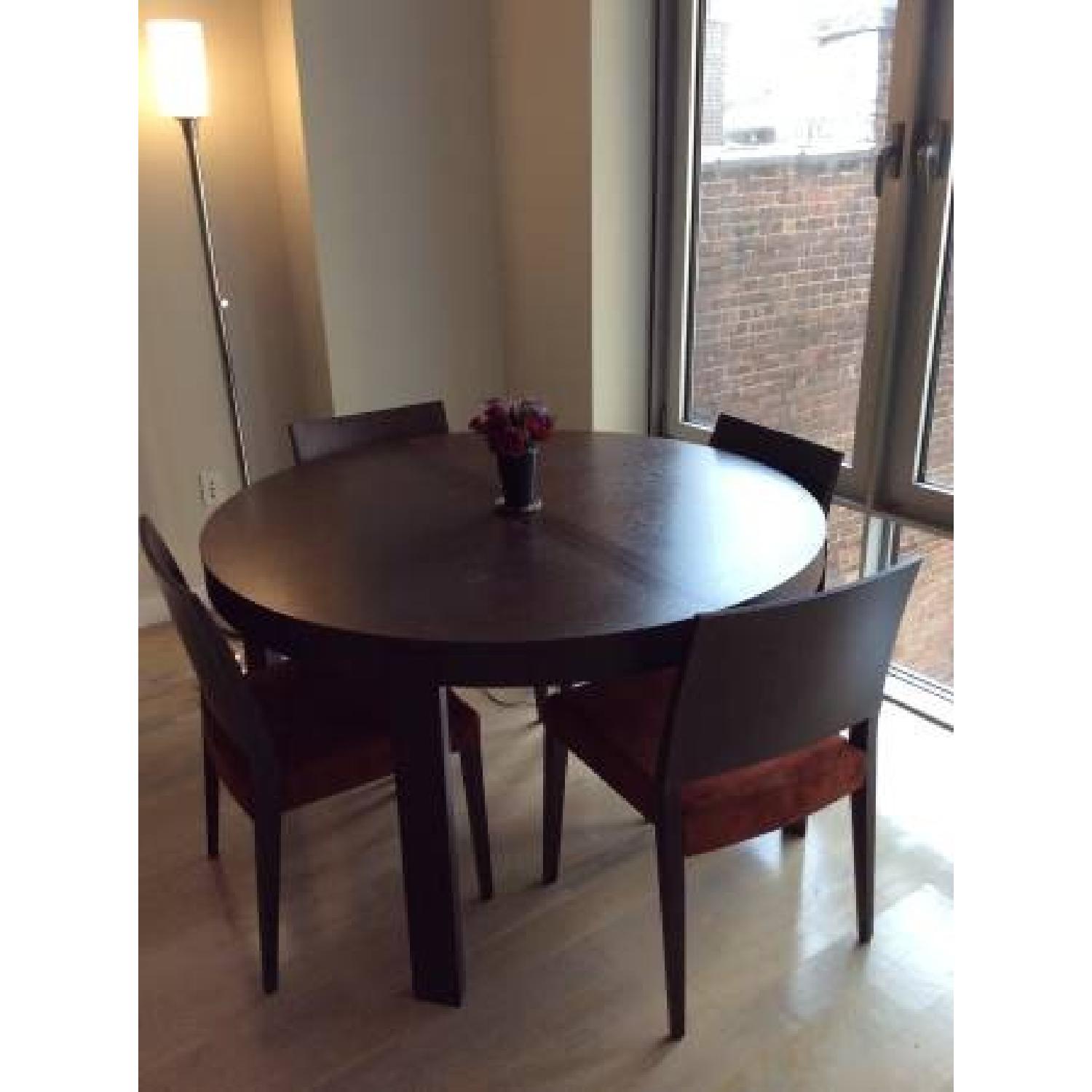 Calligaris Solid Wood Dining Table w/ 4 Chairs - image-3