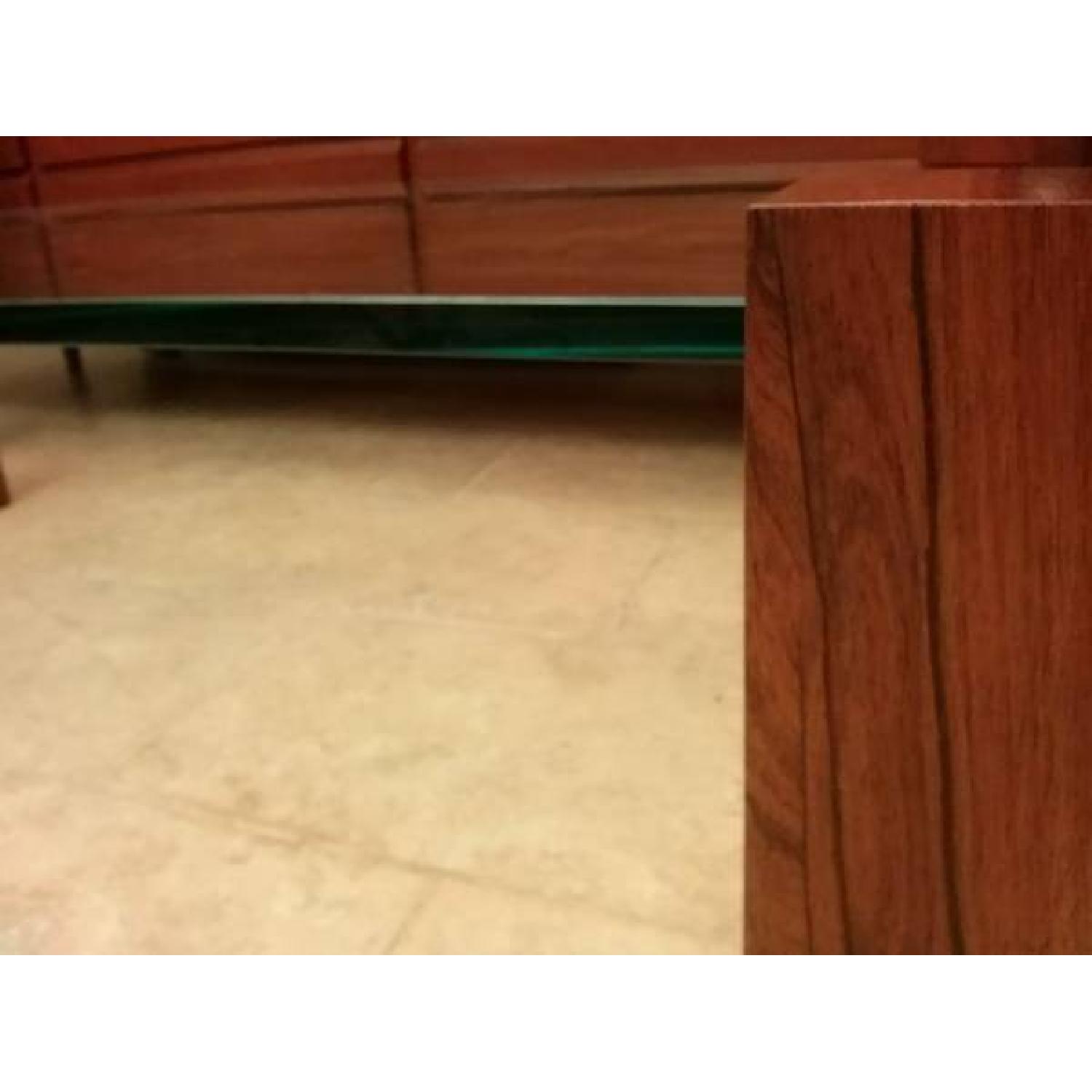 Danish Modern Glass Coffee Table - image-1