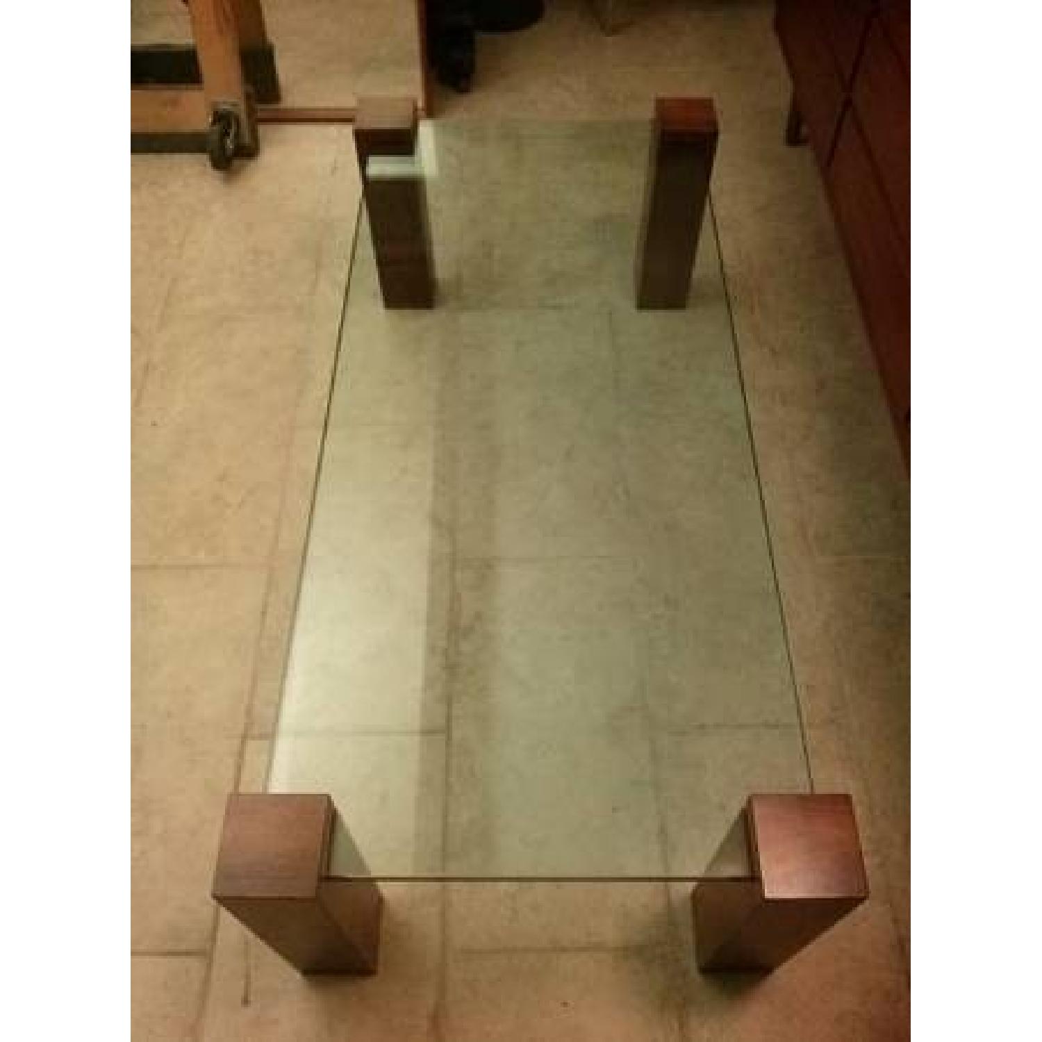 Danish Modern Glass Coffee Table - image-2