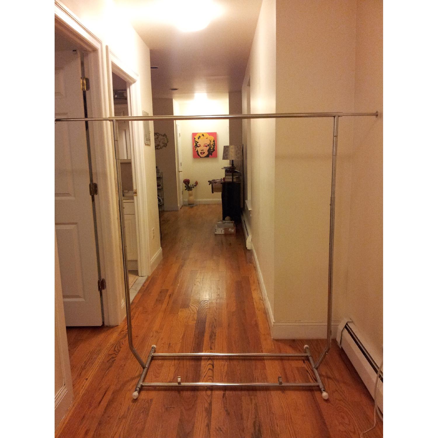 Rolling Collapsable Garment Rack - image-3