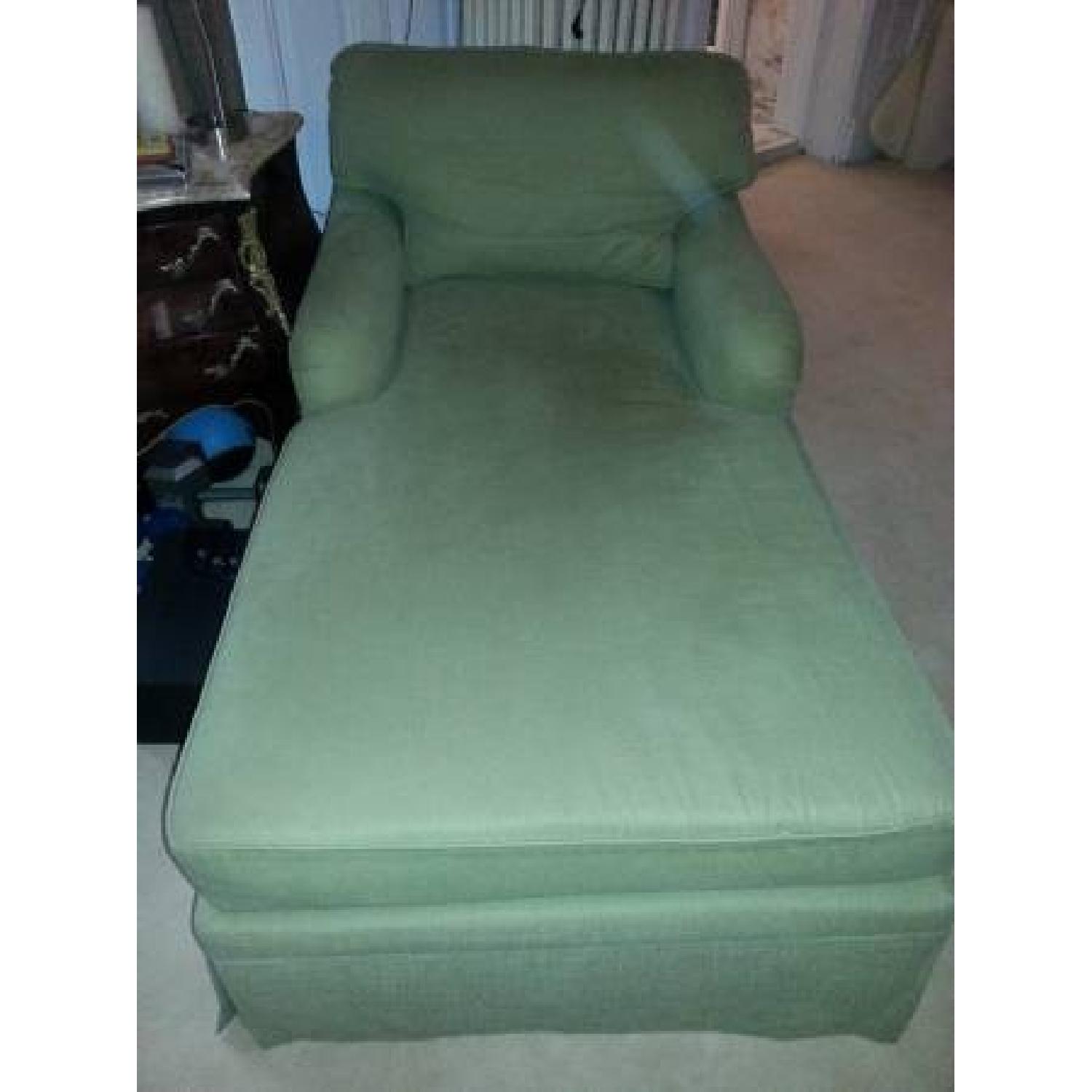 Light Green Chaise Sofa - image-1