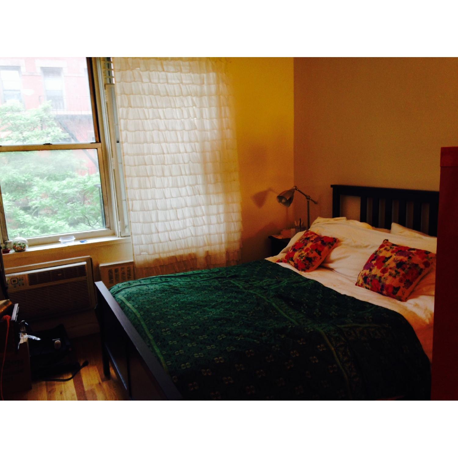 Ikea Hemnes Queen Bed Frame w/ Sultan Luroy Slatted Bed Base AptDeco