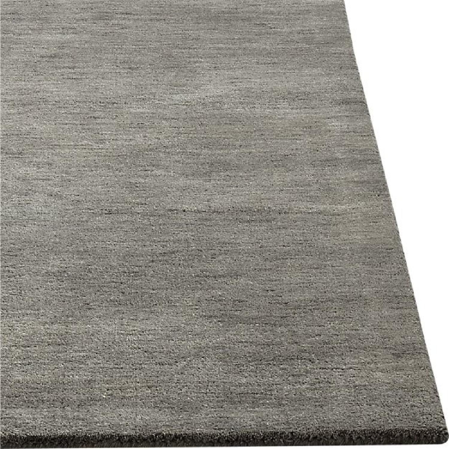 Crate & Barrel Baxter Grey Wool Area Rug - image-2