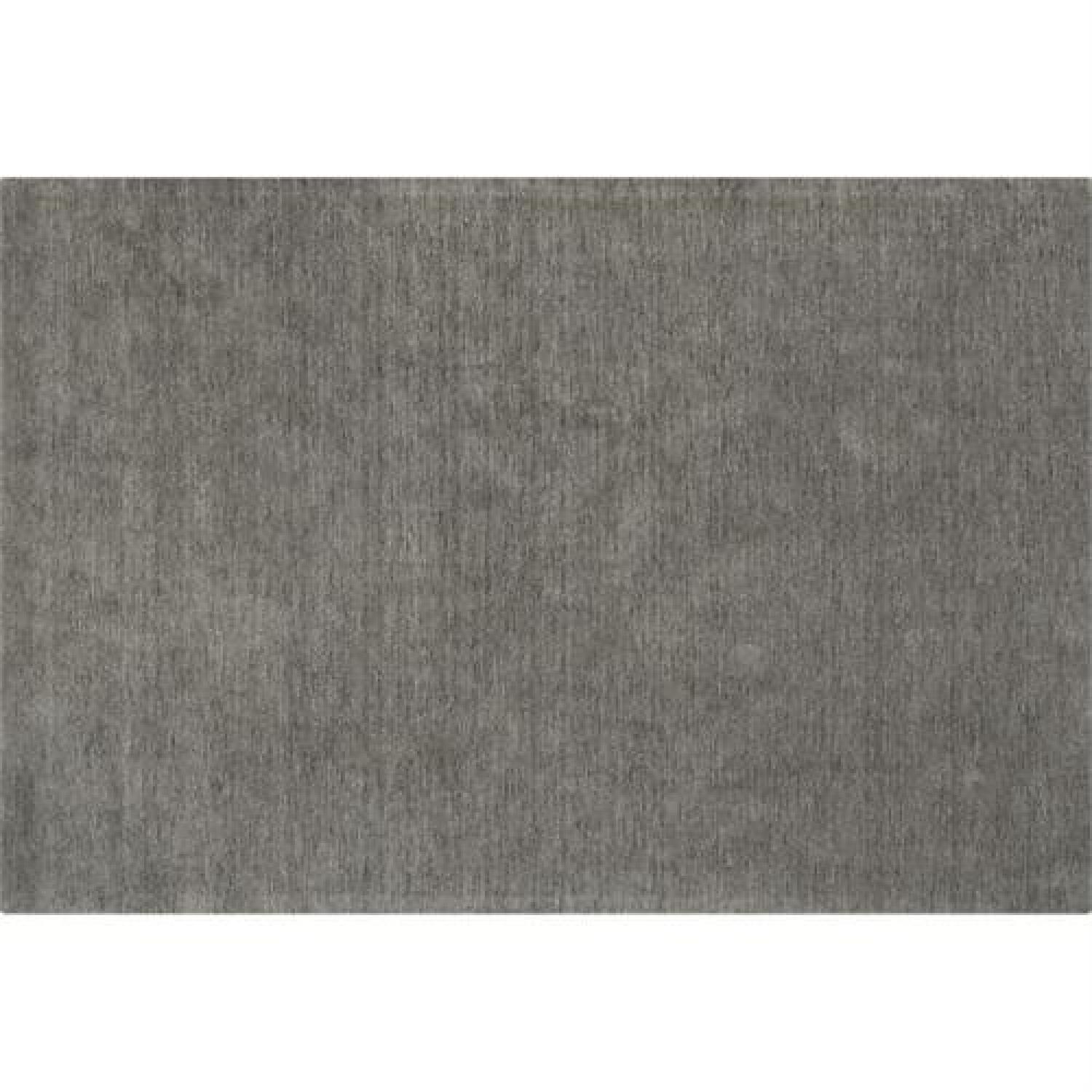 Crate & Barrel Baxter Grey Wool Area Rug - image-3