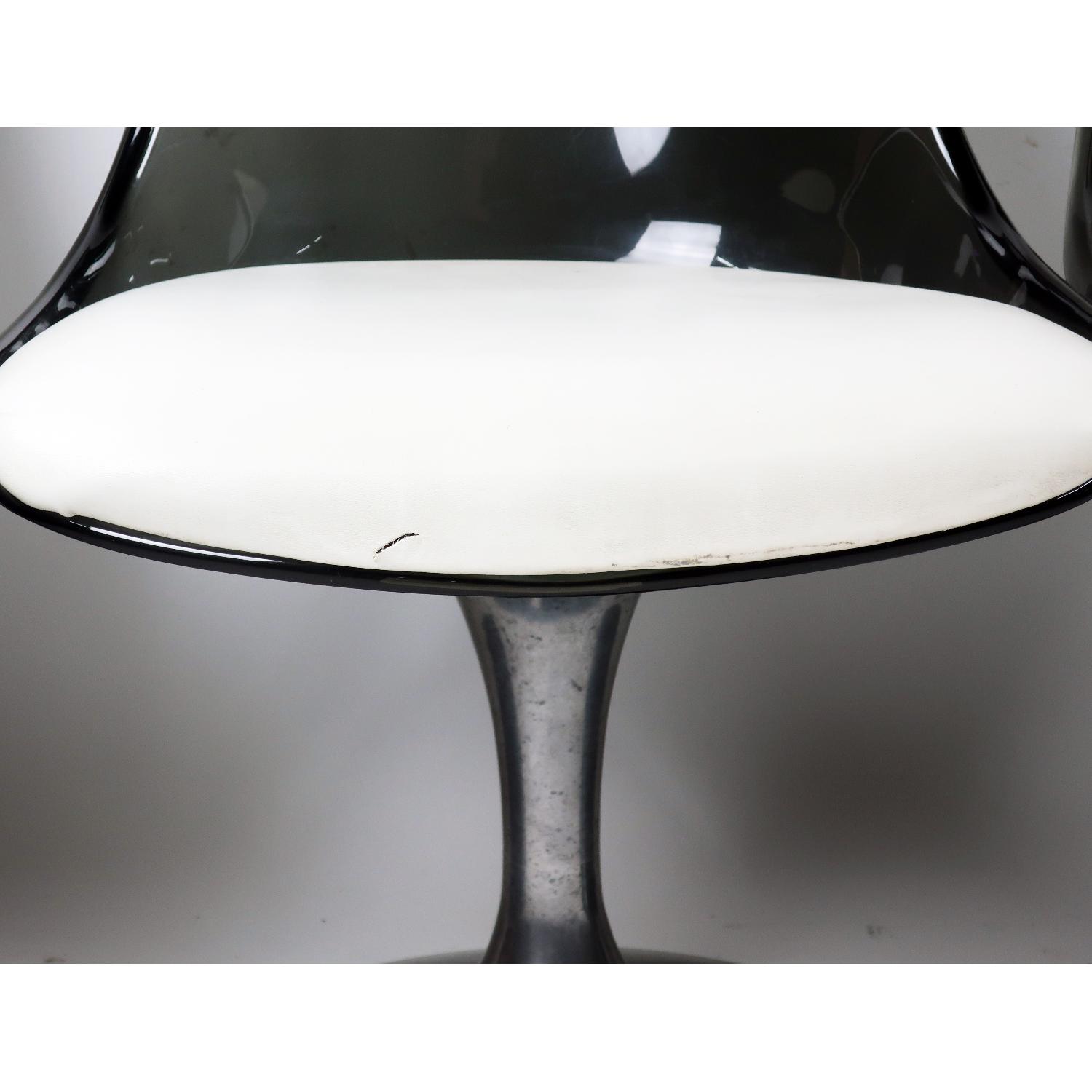 Chromcraft Revington Lucite & Chrome Tulip Chair AptDeco