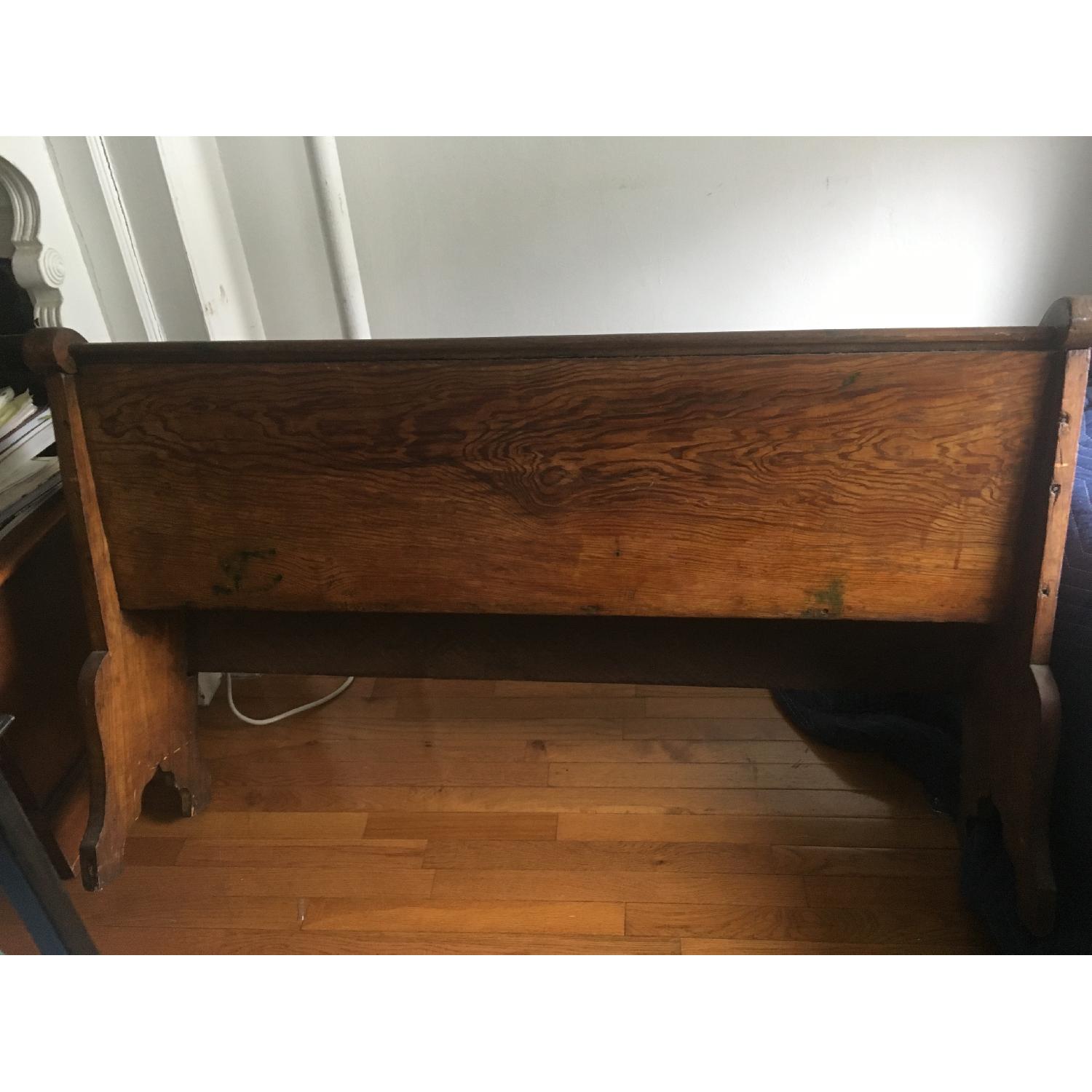 Wood Church Pew - image-3