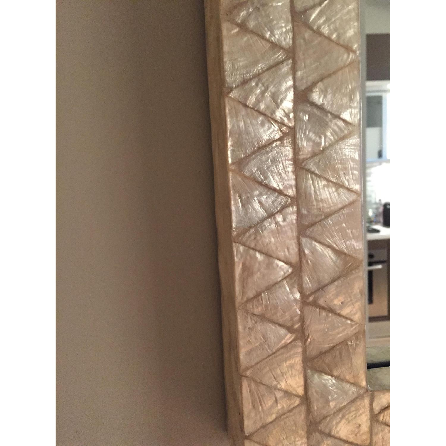 West Elm Parsons Capiz Wall Mirror - image-4