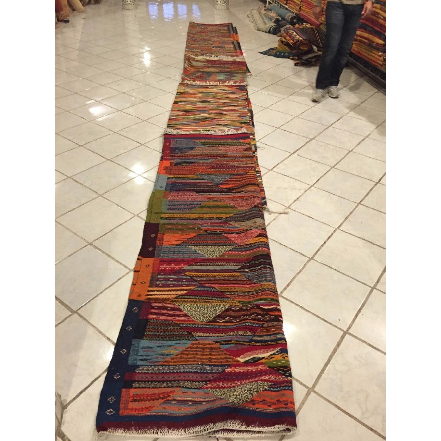 Antique Moroccan Zanafi Tribe Style Area Rug AptDeco