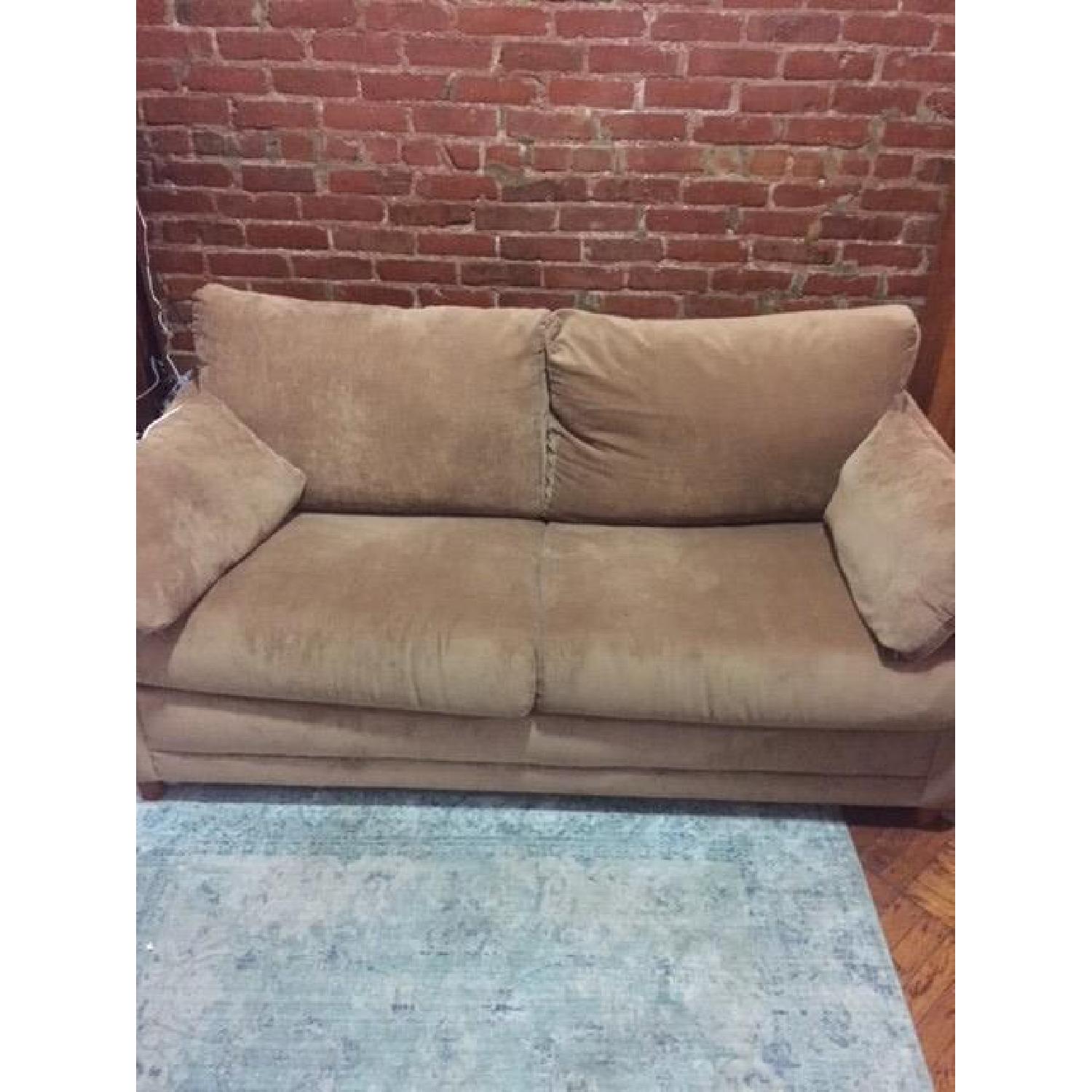 Ashley Furniture Hearne Tan Sleeper Sofa - image-1