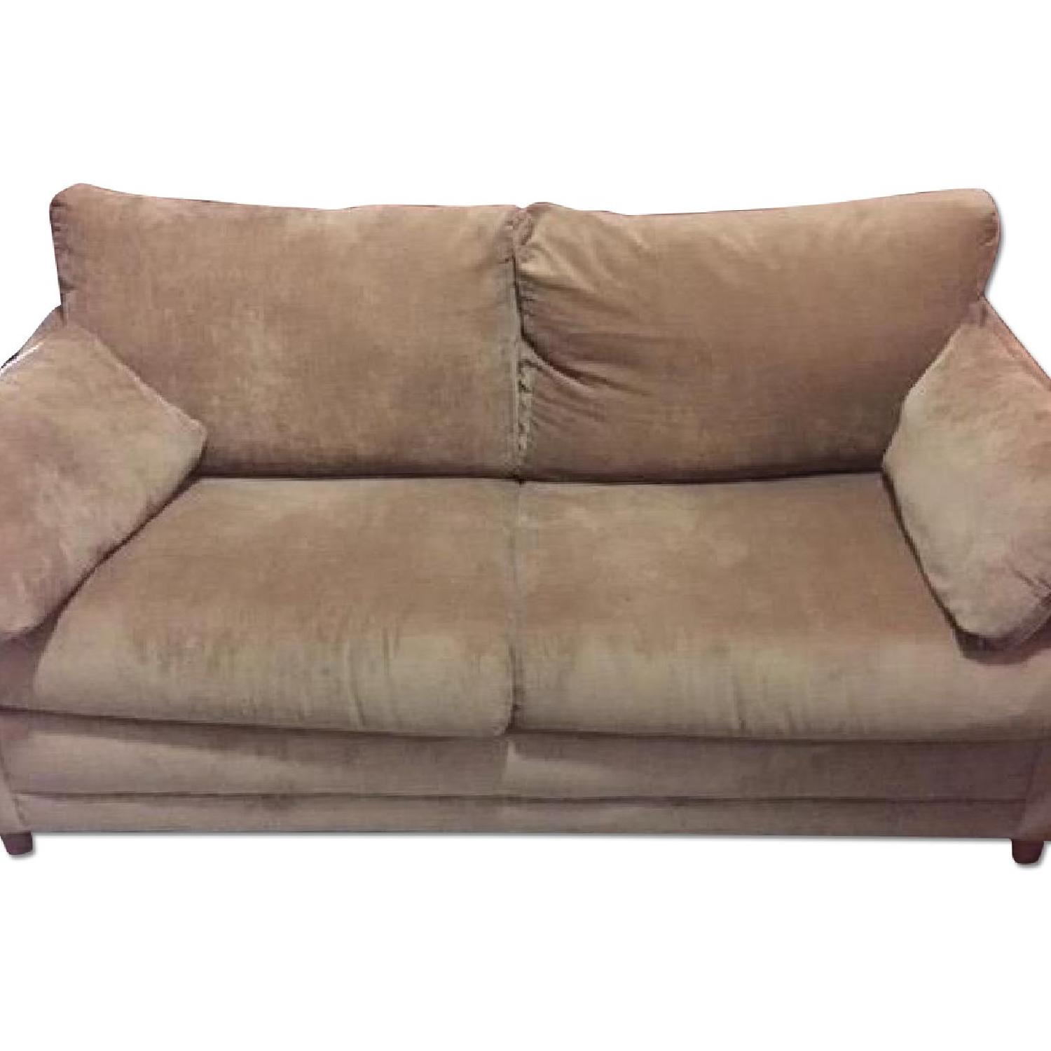 Ashley Furniture Hearne Tan Sleeper Sofa - image-0