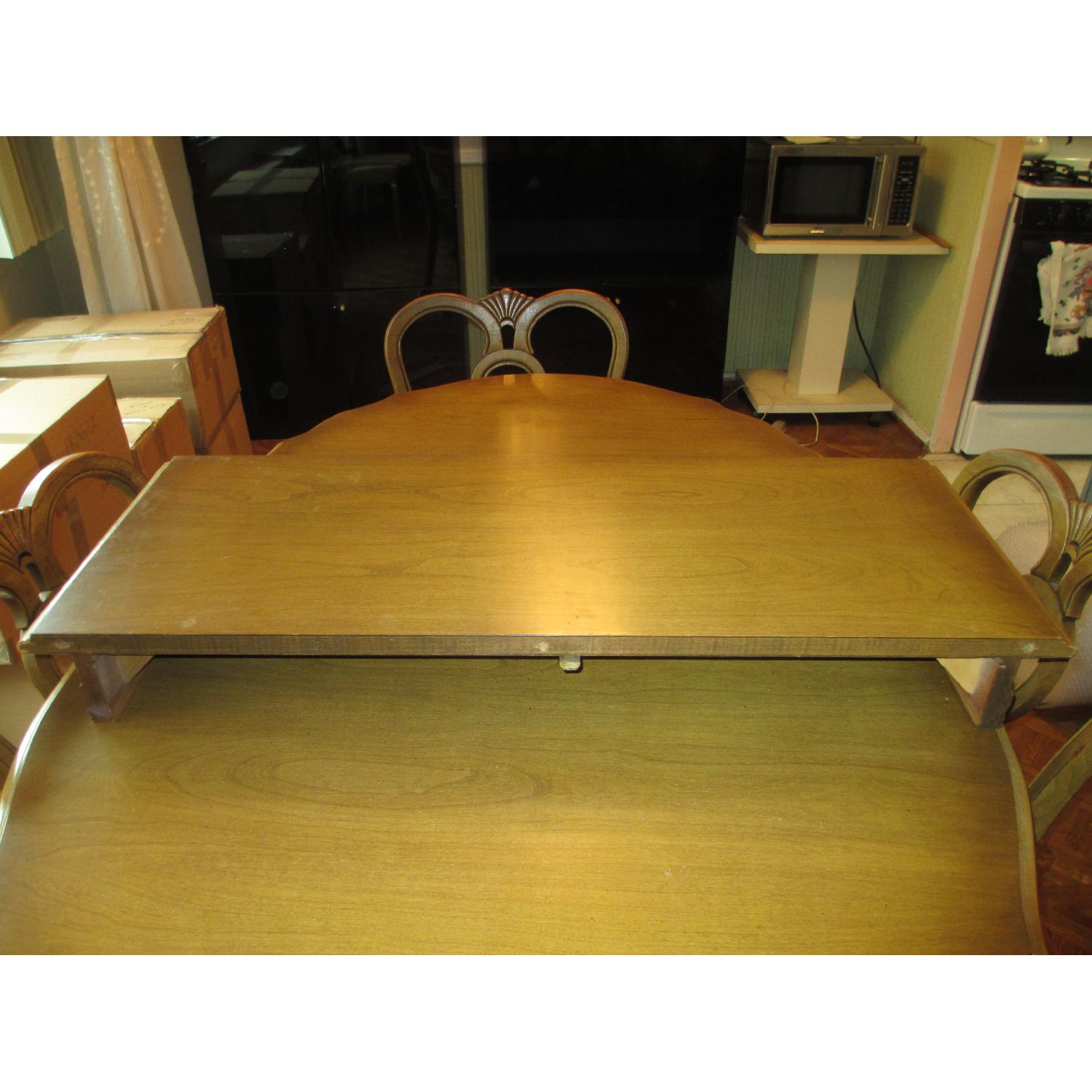 Classic Vintage Wood Dining Table - image-5
