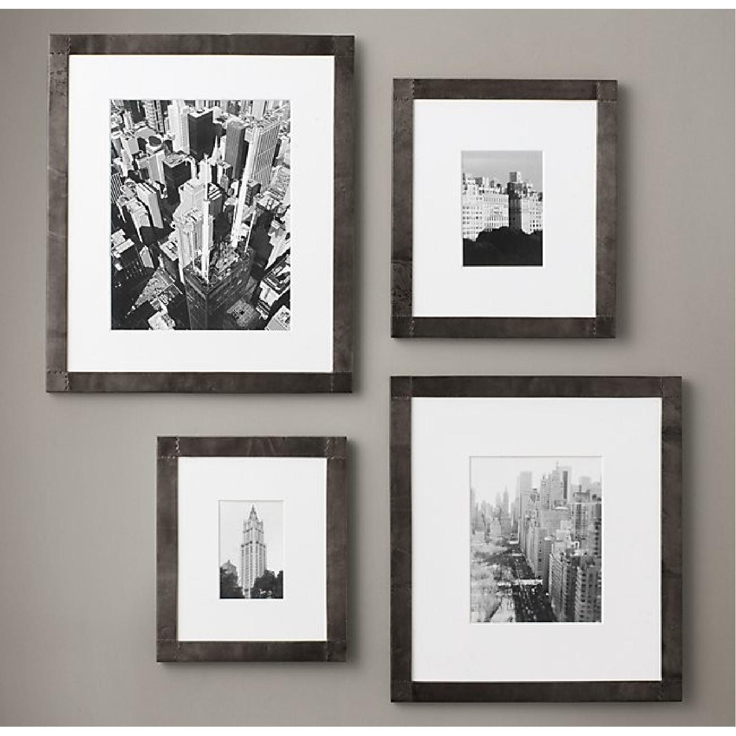 Restoration Hardware Antiqued Nailhead Gallery Frame - image-1
