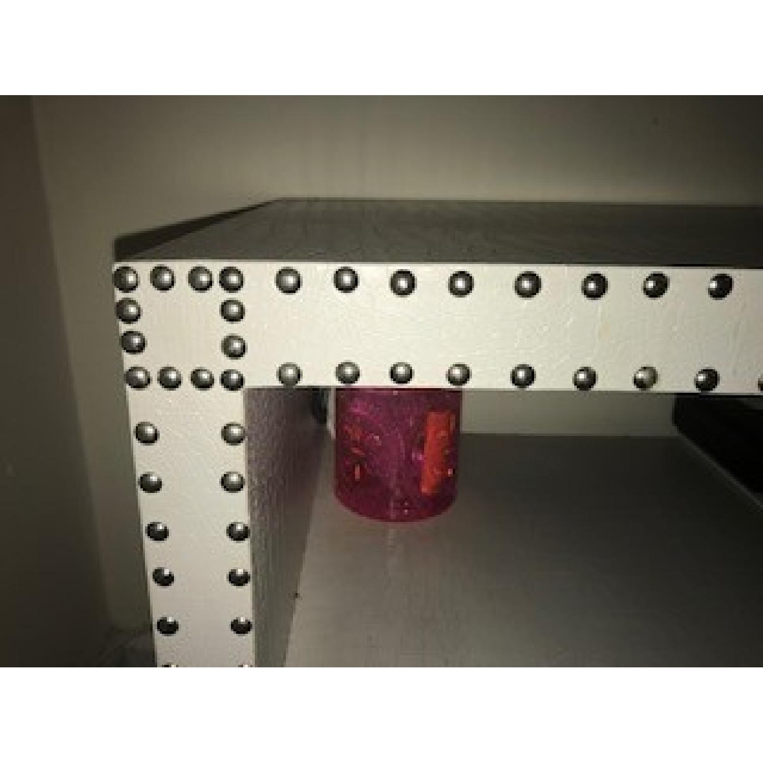 Safavieh Lacey Nailhead White Side Table - image-5