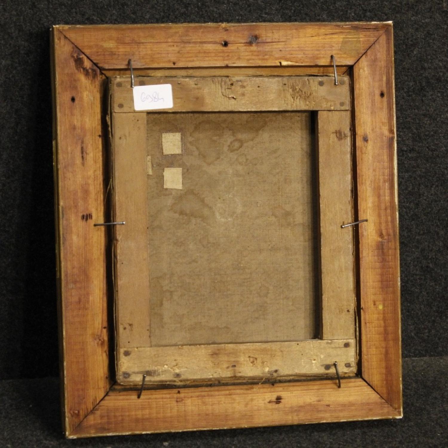 19th Century French Interior Scene Painting - image-12