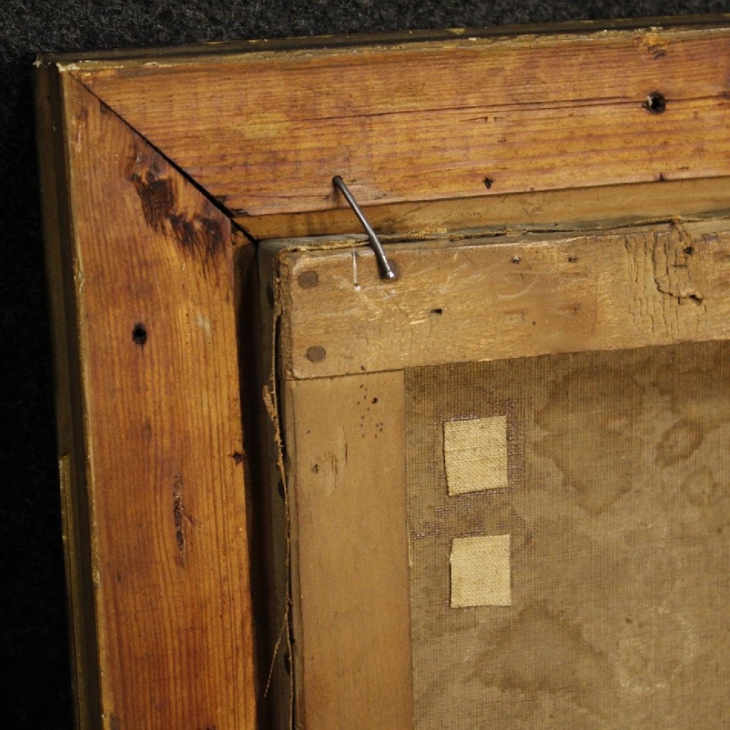 19th Century French Interior Scene Painting - image-13