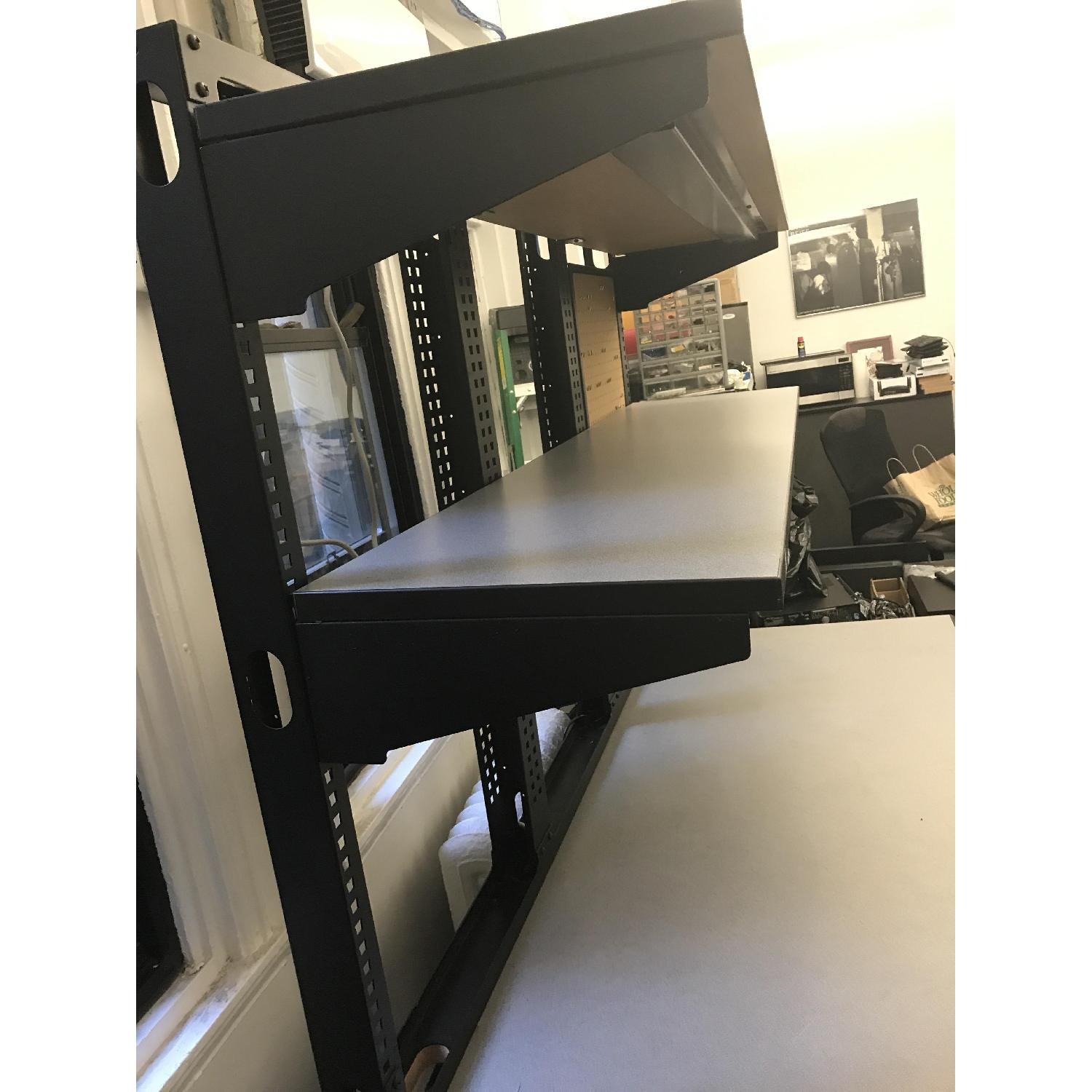 Mayline Techworks Desk w/ Shelves - image-3