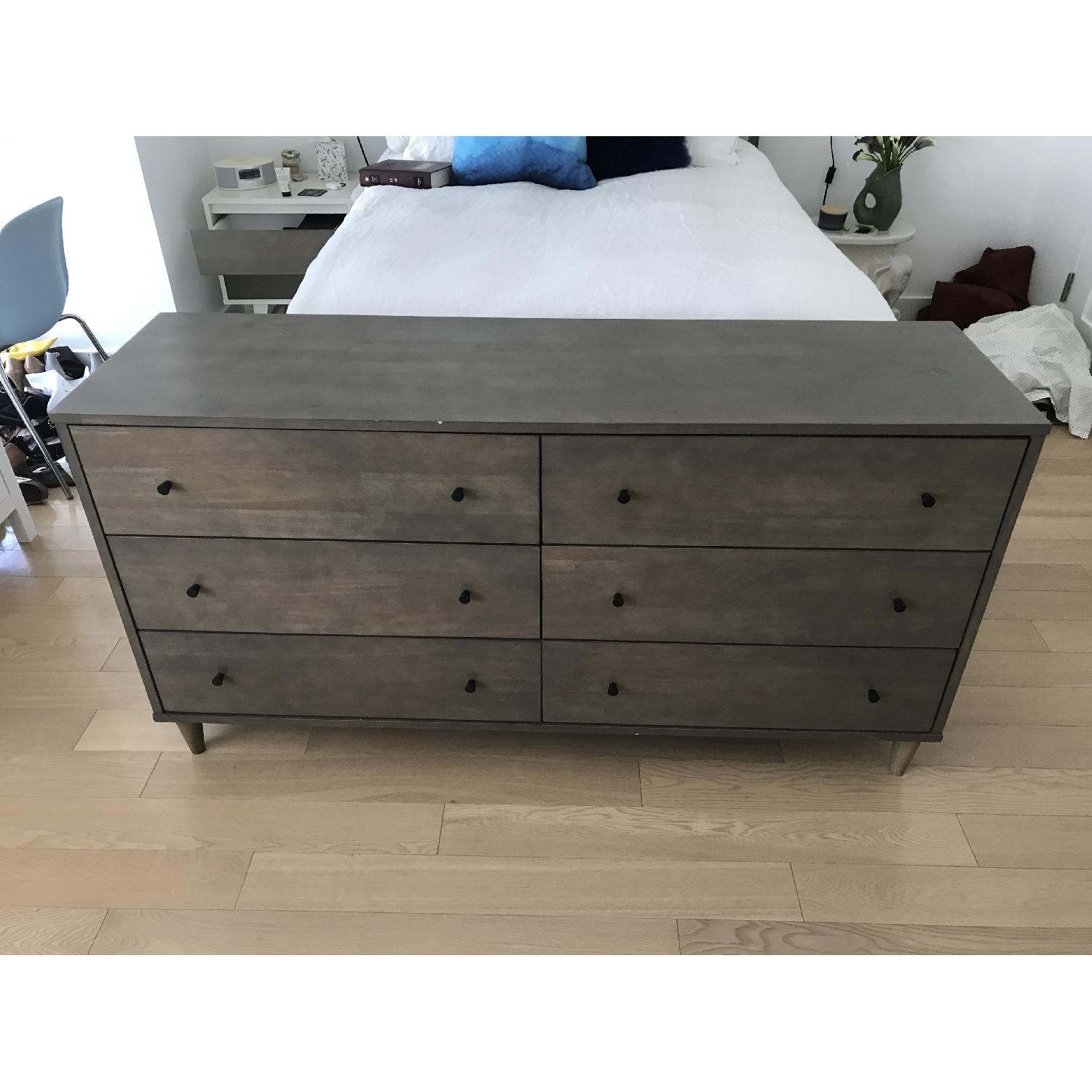 Vilas Light Charcoal 6 Drawer Dresser - image-2