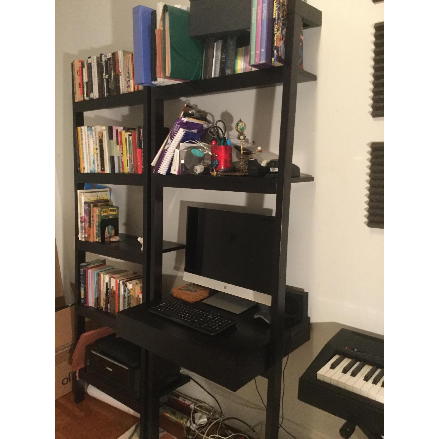 Crate & Barrel Sawyer Desk in Mocha AptDeco