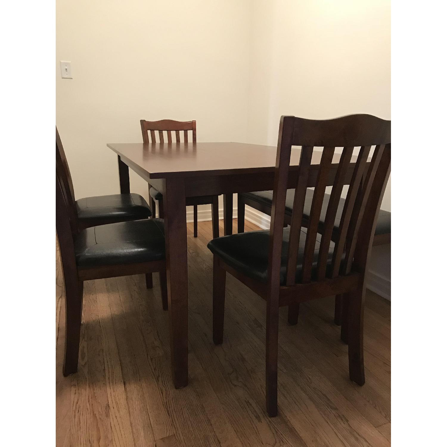 Evangeline Cherry Wood Dining Table - image-2