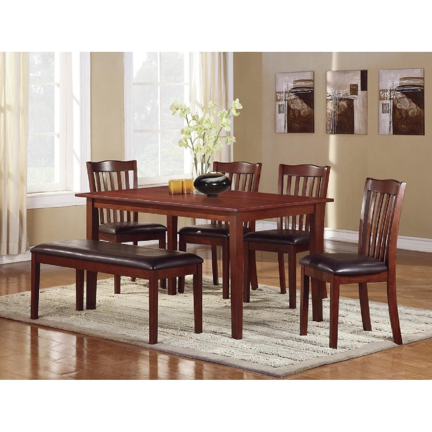Evangeline Cherry Wood Chair - image-2