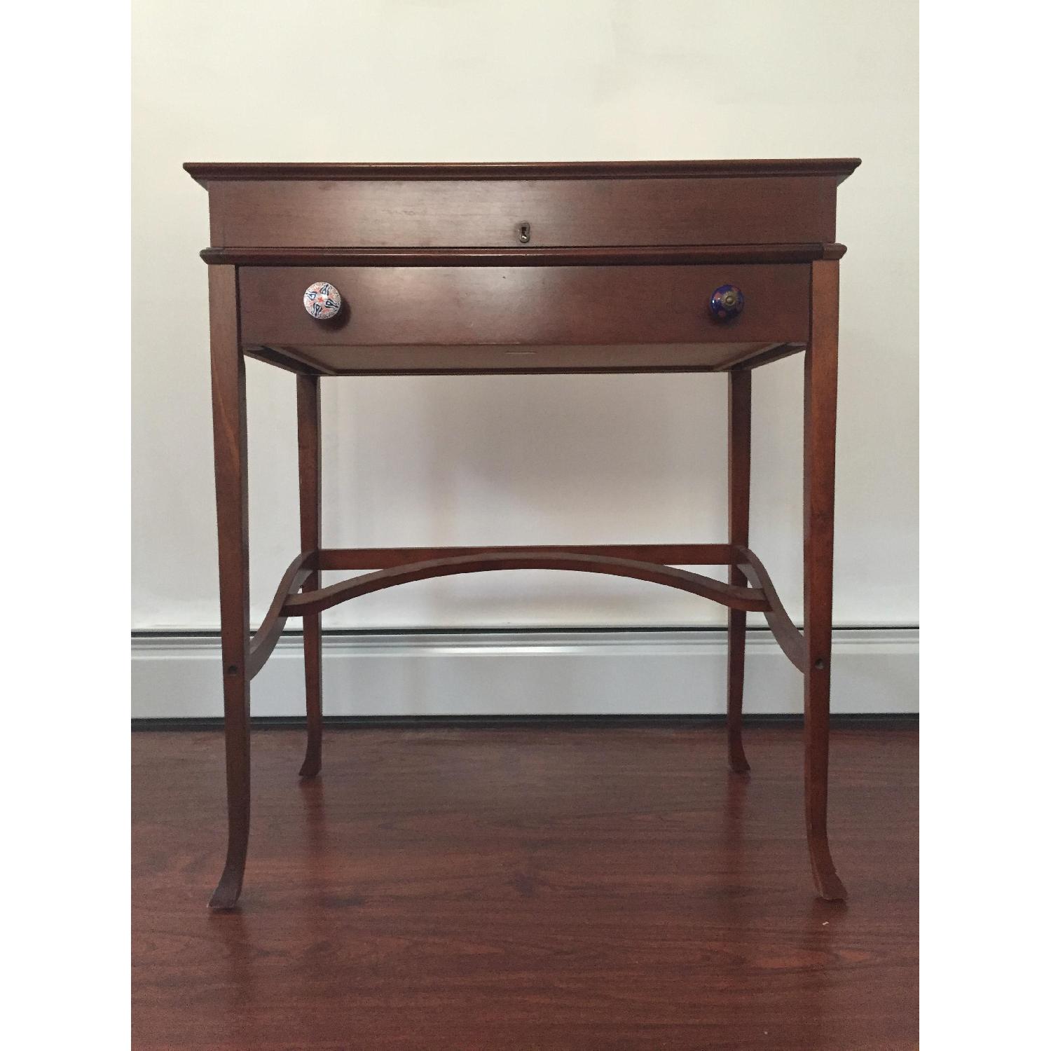 Bombay Company Vintage Secretary Desk AptDeco