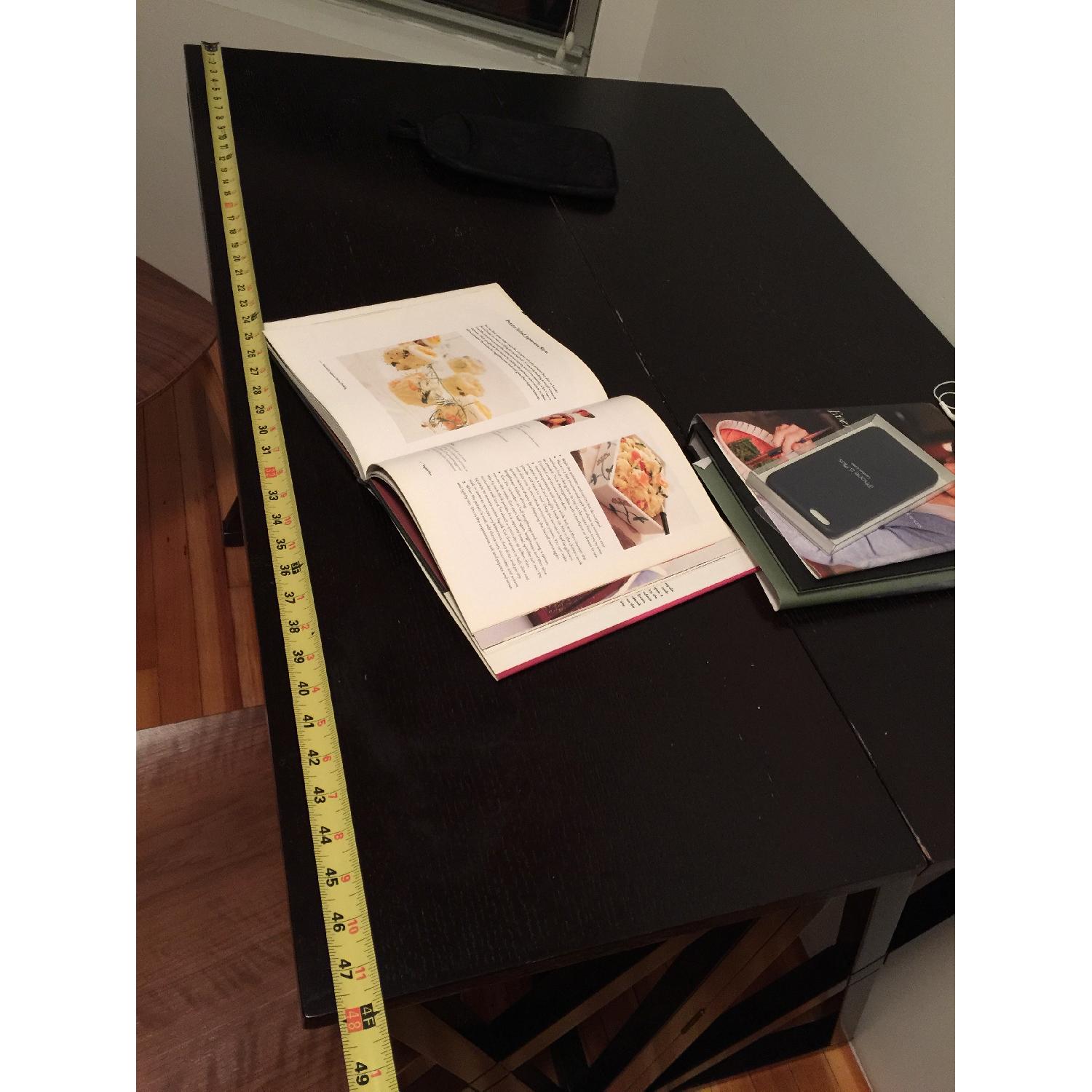 Z-Gallerie X-Base Expandable Counter-Height Table - image-3