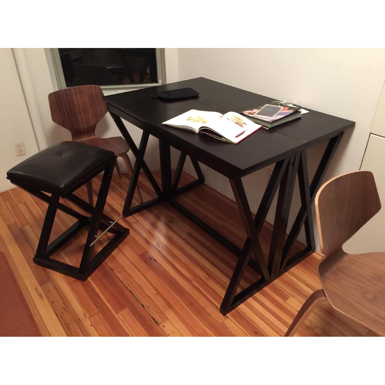 Z-Gallerie X-Base Expandable Counter-Height Table - image-7
