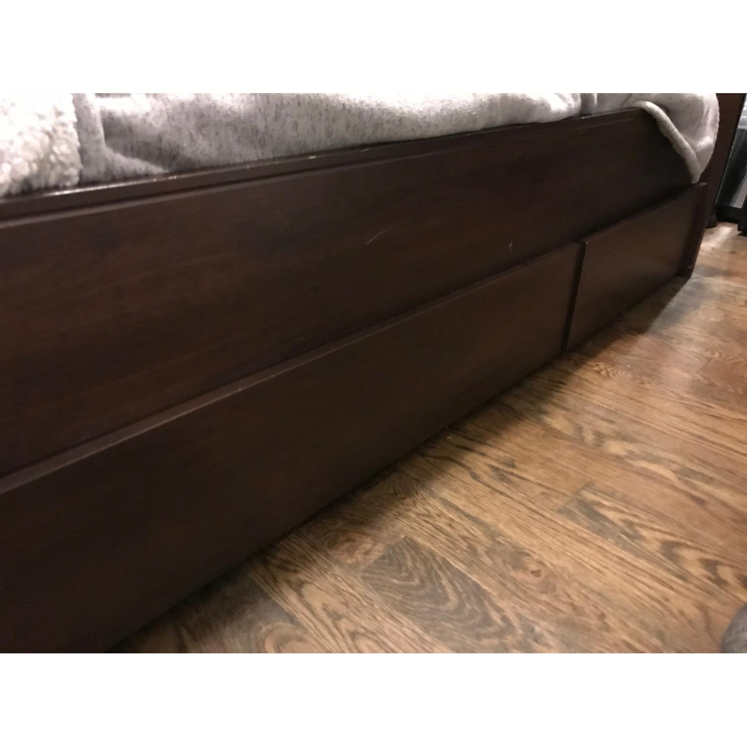 Ikea Brusali Queen Bed w/Storage AptDeco