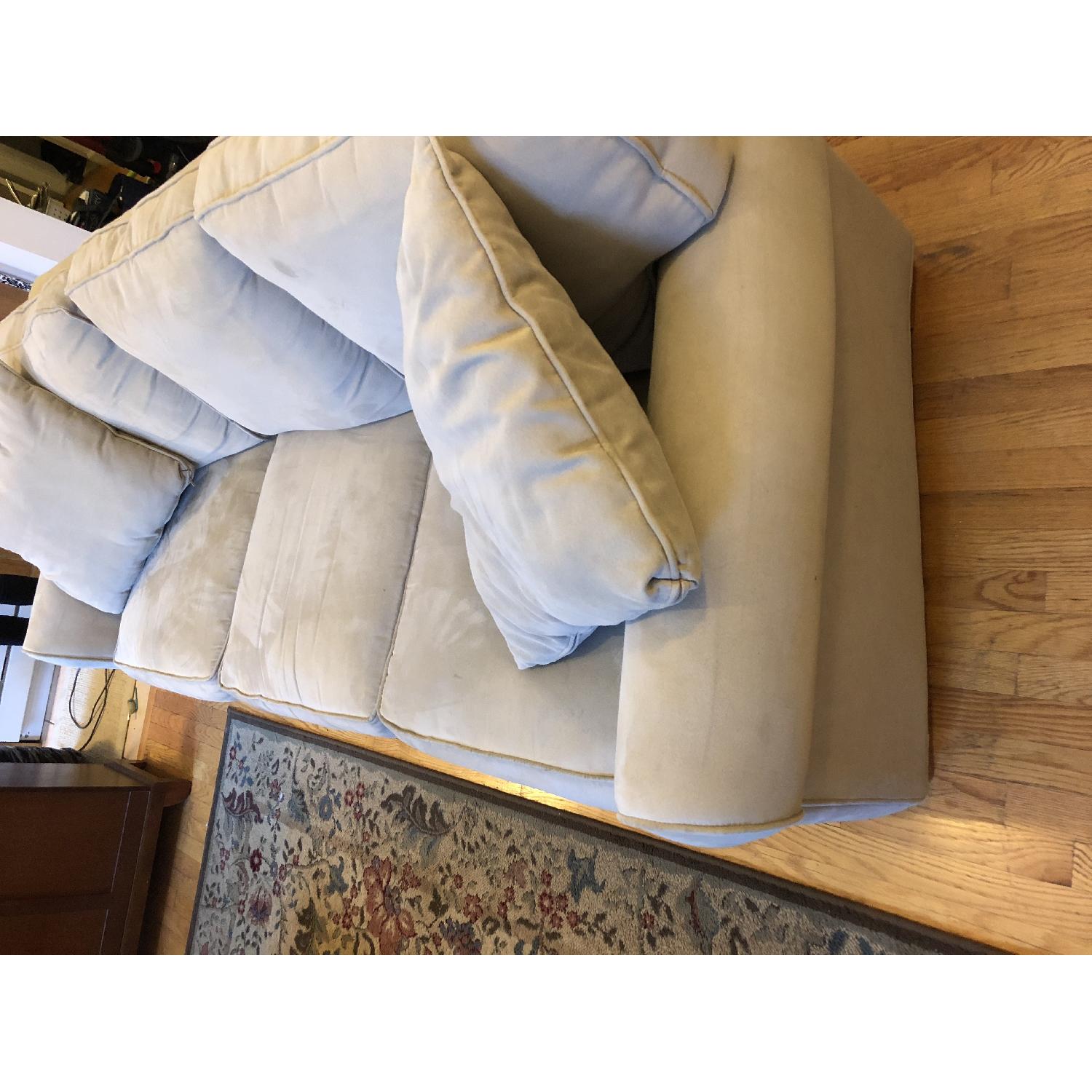 Raymour & Flanigan Sleeper Sofa & Matching Ottoman - image-5