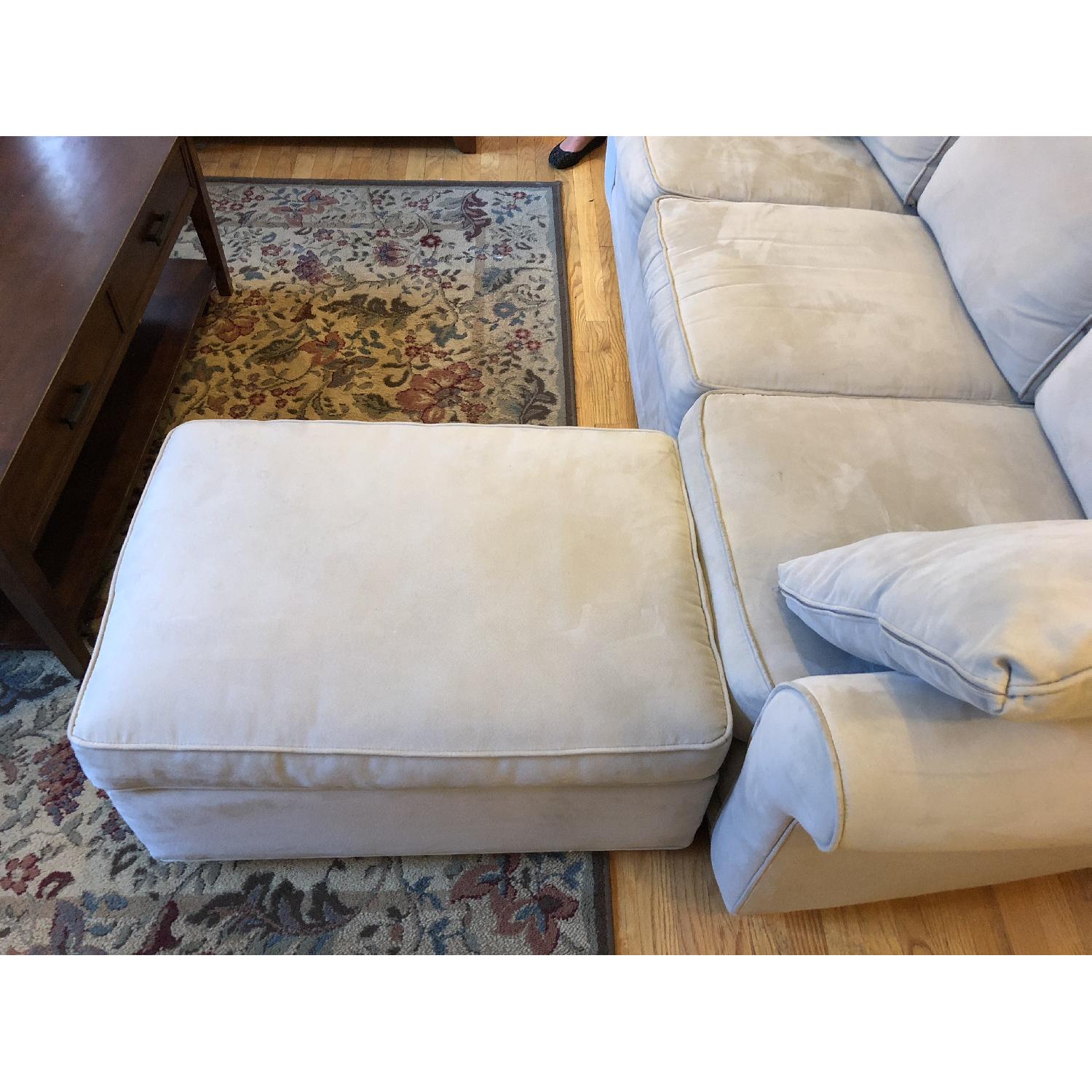 Raymour & Flanigan Sleeper Sofa & Matching Ottoman - image-6