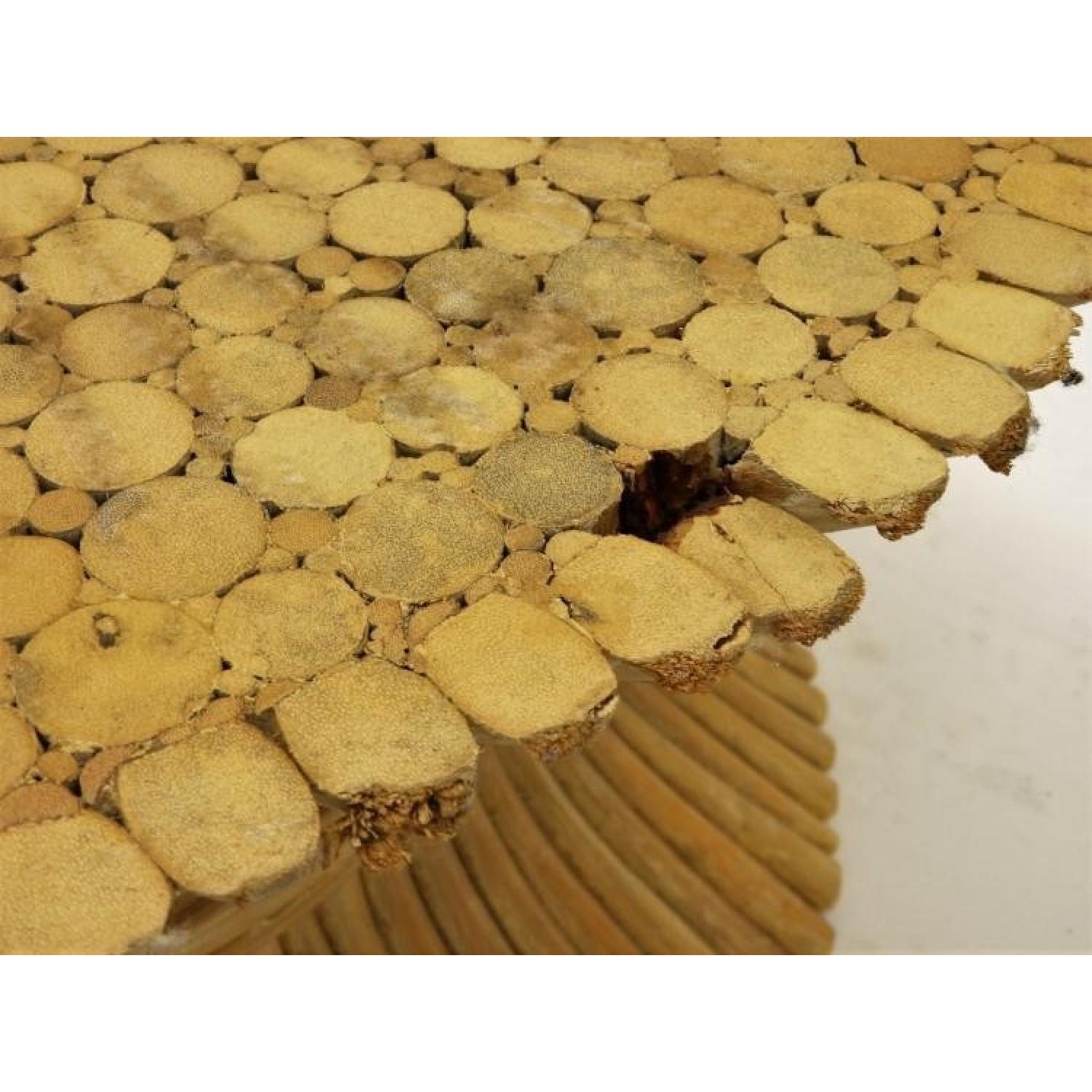 McGuire Bamboo Wheat Sheaf Coffee Table - image-2