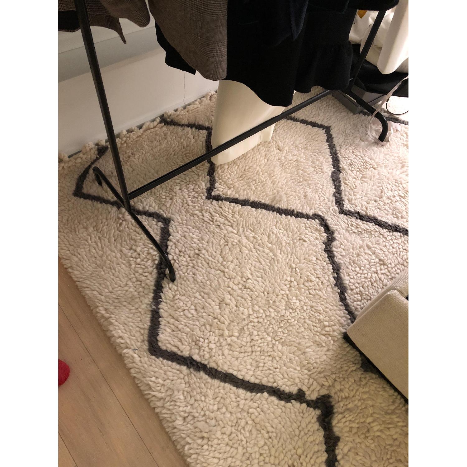 West Elm Souk Wool Area Rug in Ivory - image-1
